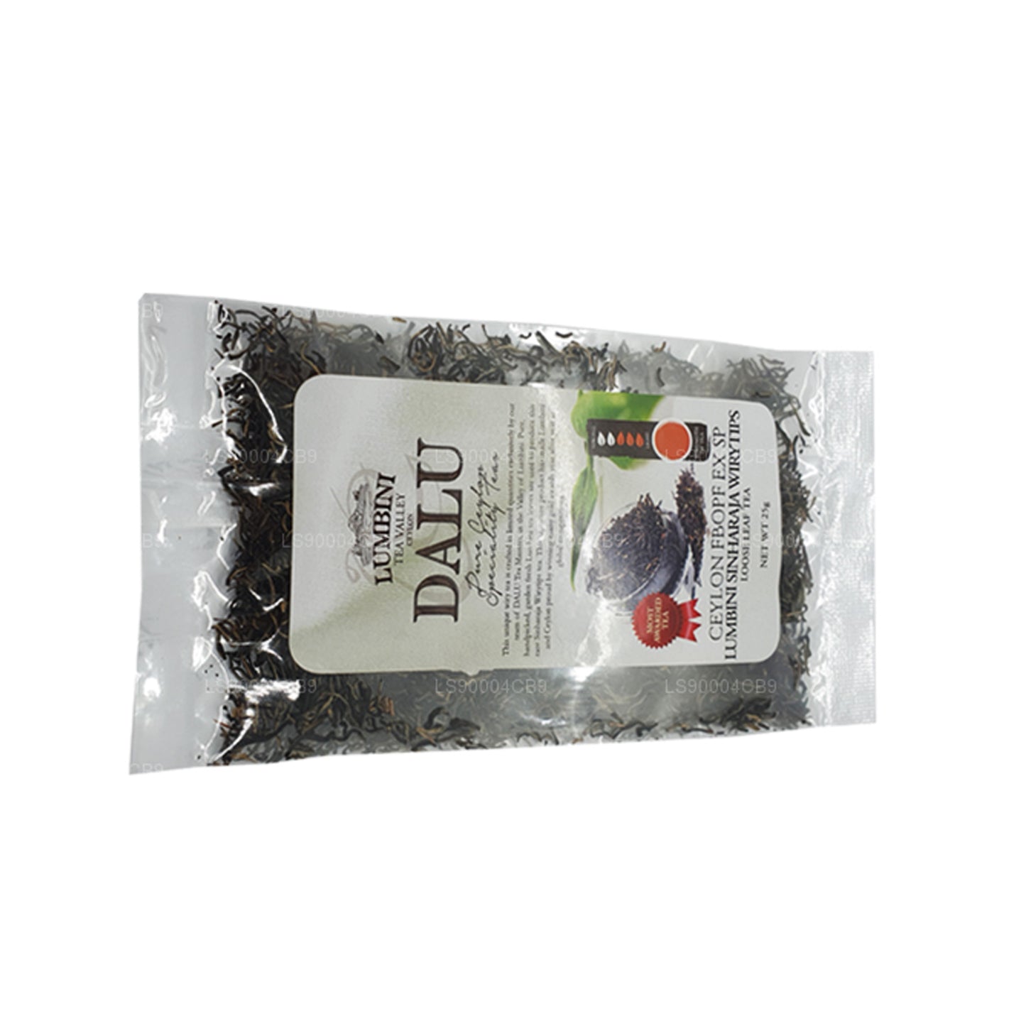 Thé noir de qualité Lumbini Sinharaja Wiry Tips (FBOPF EX SP) (25 g)