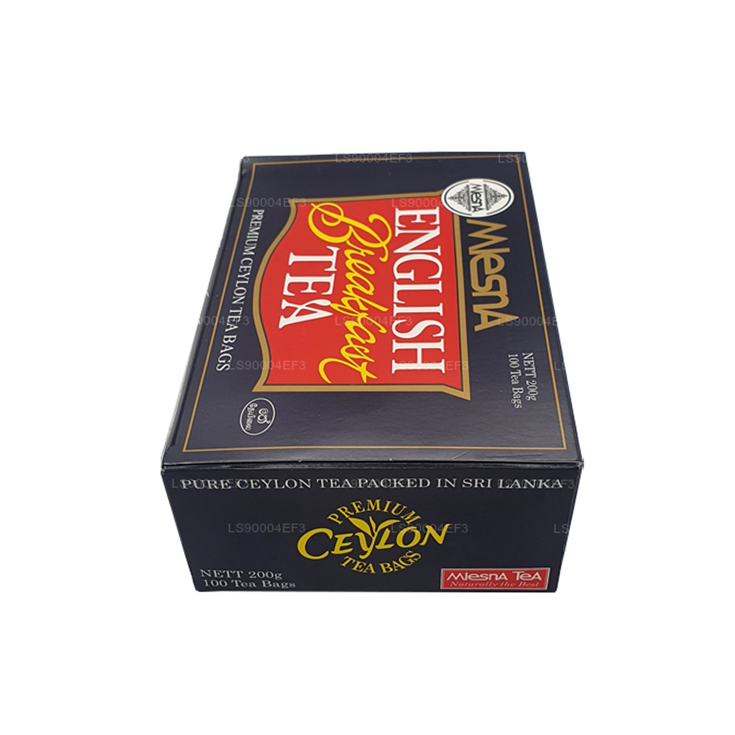 Thé anglais pour petit-déjeuner Mlesna (200 g) 100 sachets de thé