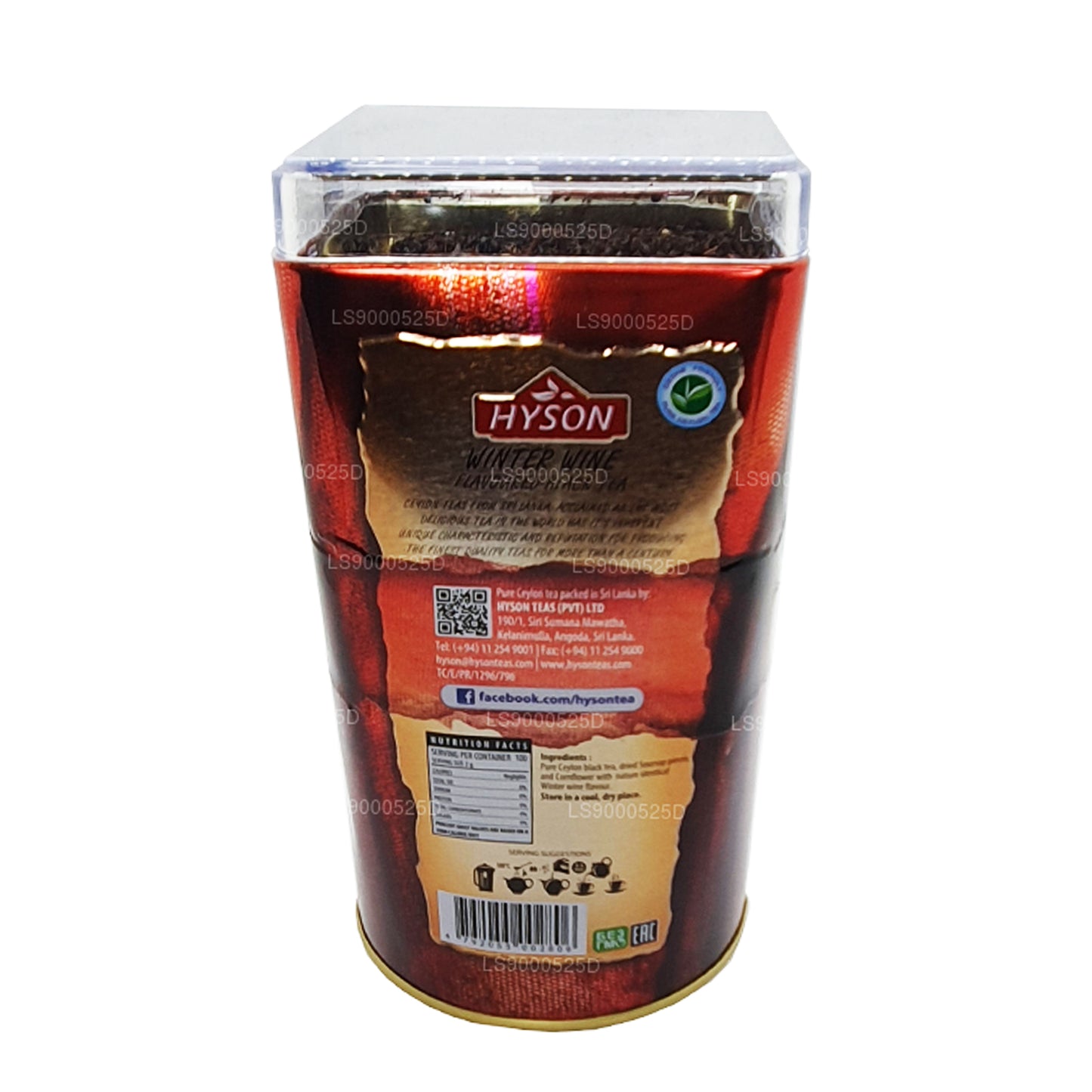 Thé noir aromatisé au vin d'hiver Hyson Breeze (200 g)