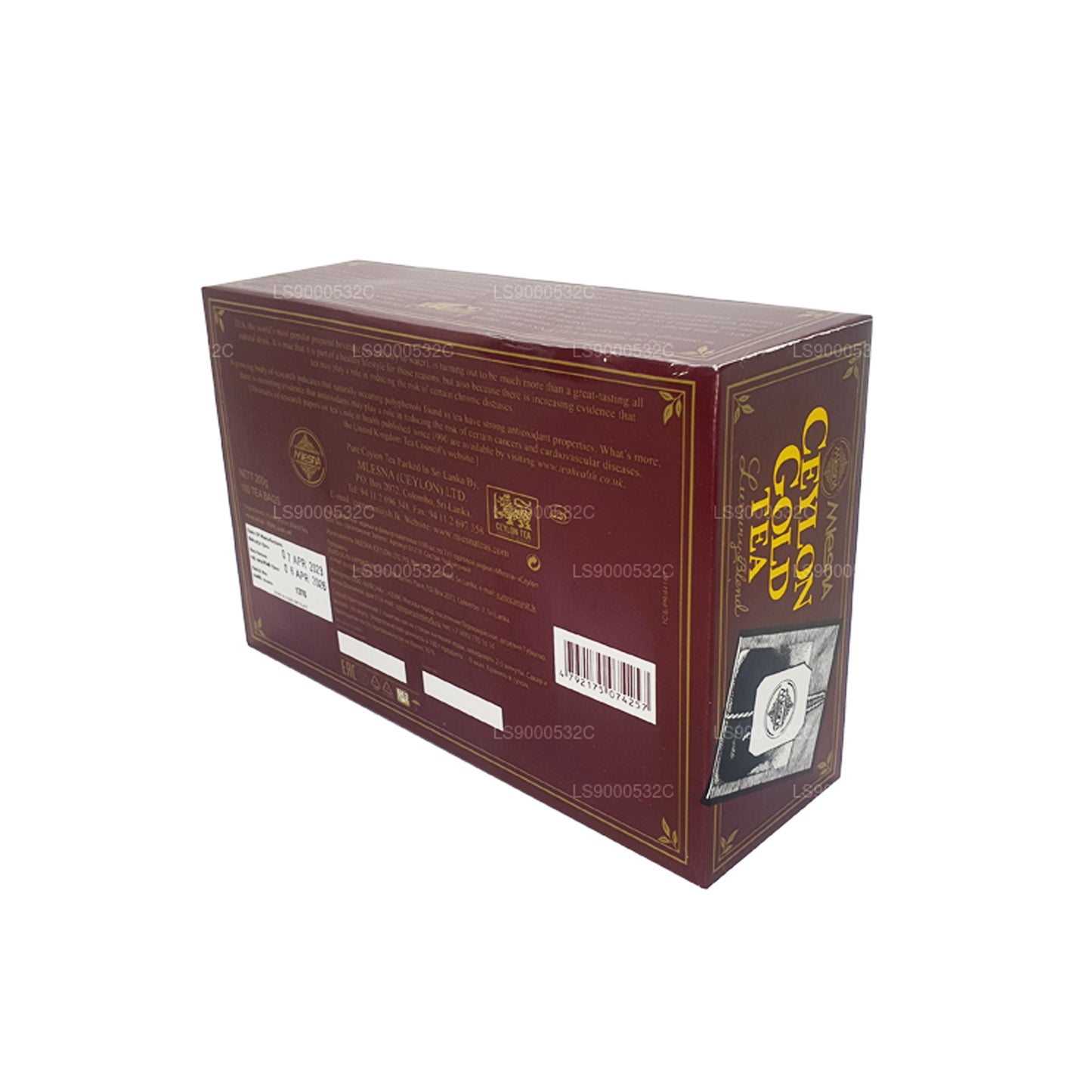 Mlesna Sachets de Thé Ceylan Gold