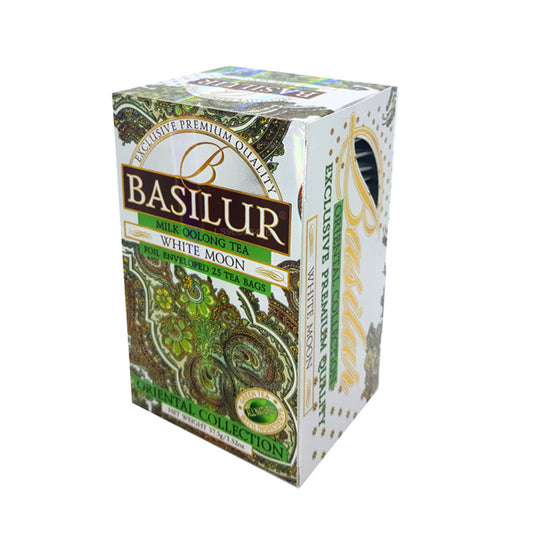 Thé Oolong Basilur Milk White Moon (37,5 g) 25 sachets de thé
