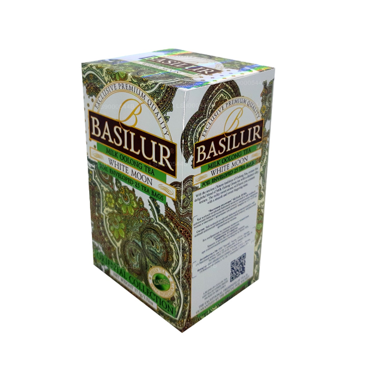 Thé Oolong Basilur Milk White Moon (37,5 g) 25 sachets de thé