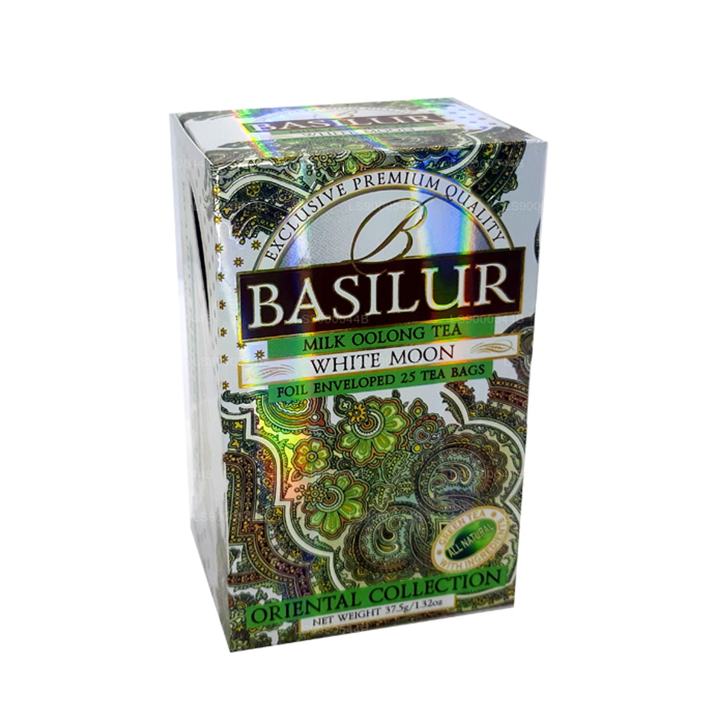 Thé Oolong Basilur Milk White Moon (37,5 g) 25 sachets de thé