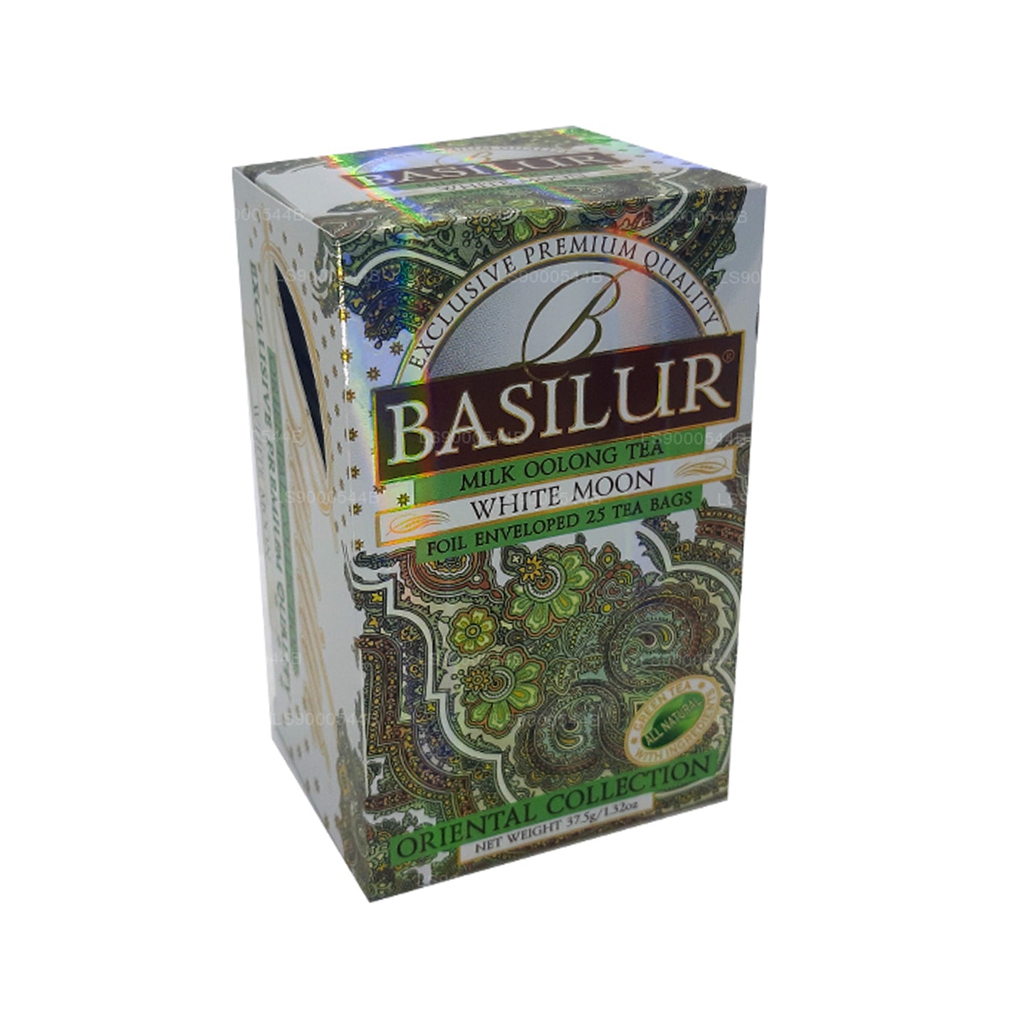 Thé Oolong Basilur Milk White Moon (37,5 g) 25 sachets de thé