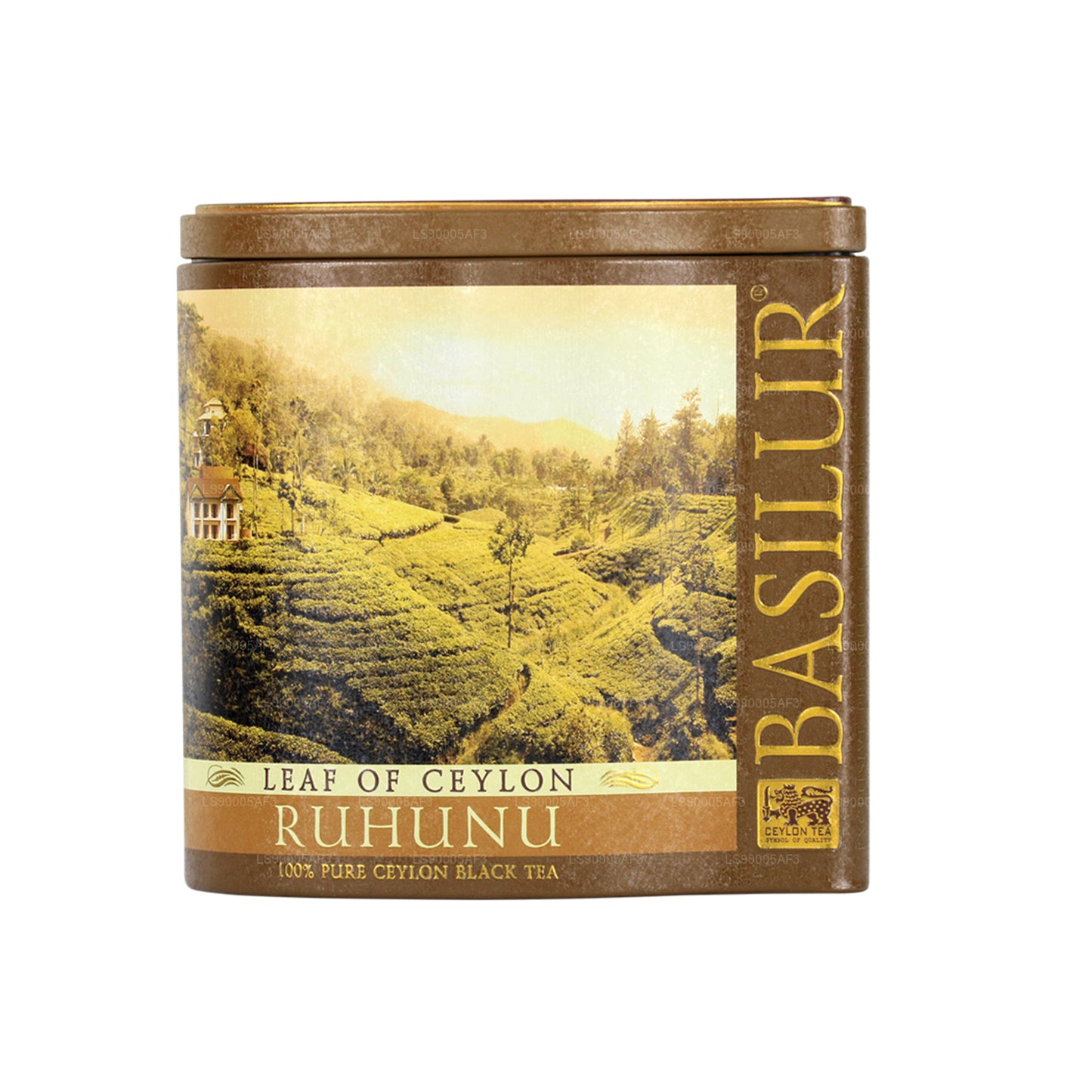 Boîte « Ruhunu » en forme de feuille de basilic de Ceylan (100 g)