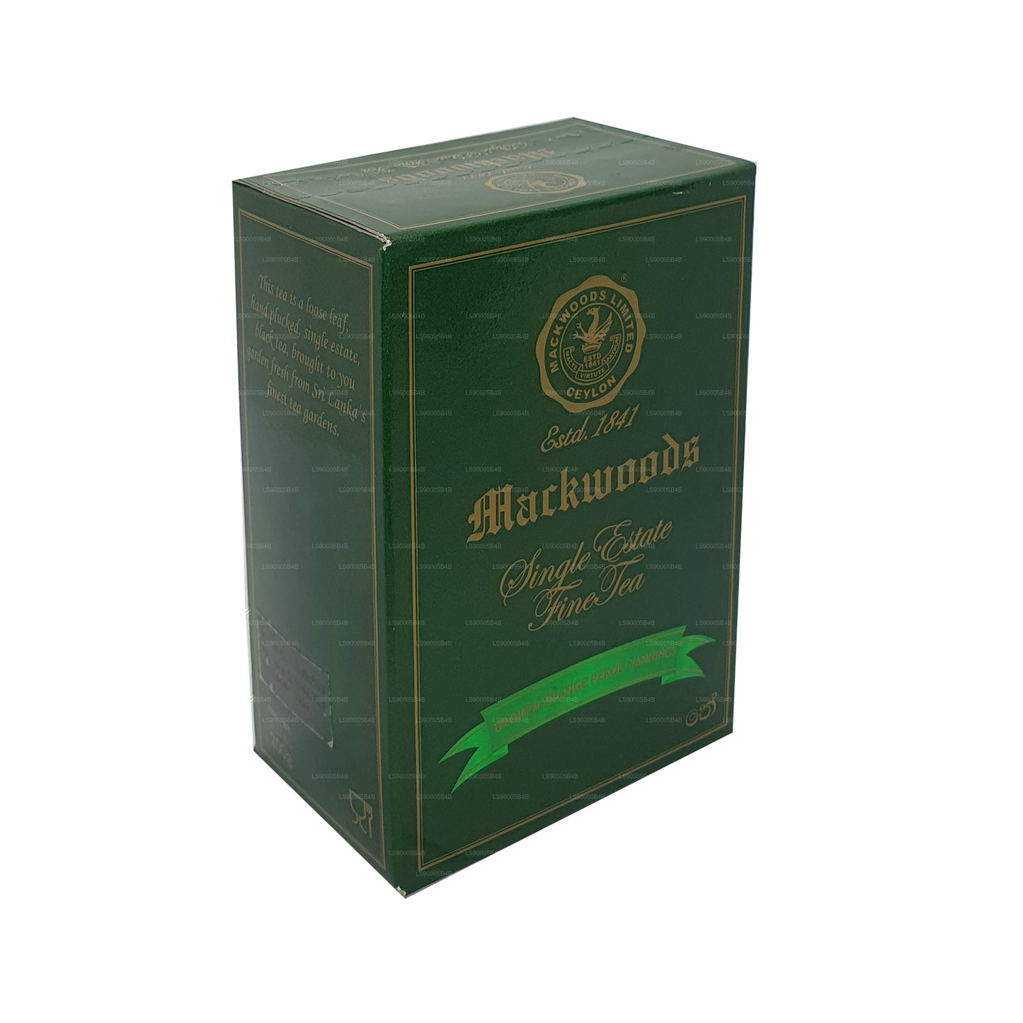 Thé noir de Ceylan en vrac Mackwoods Single Estate Broken Orange Pekoe Fannings (BOPF) (200 g)