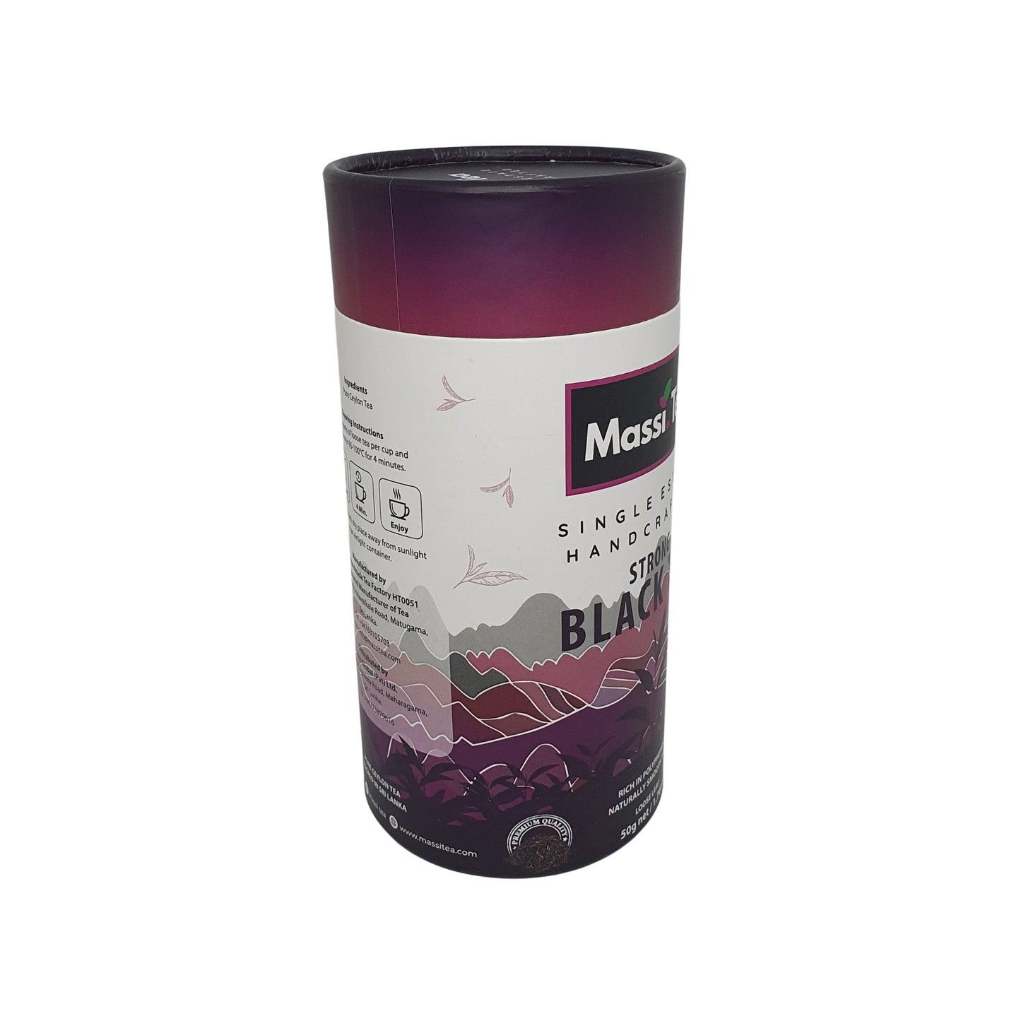 Thé Massi Single Estate Fait Main Thé Noir Fort (50g)