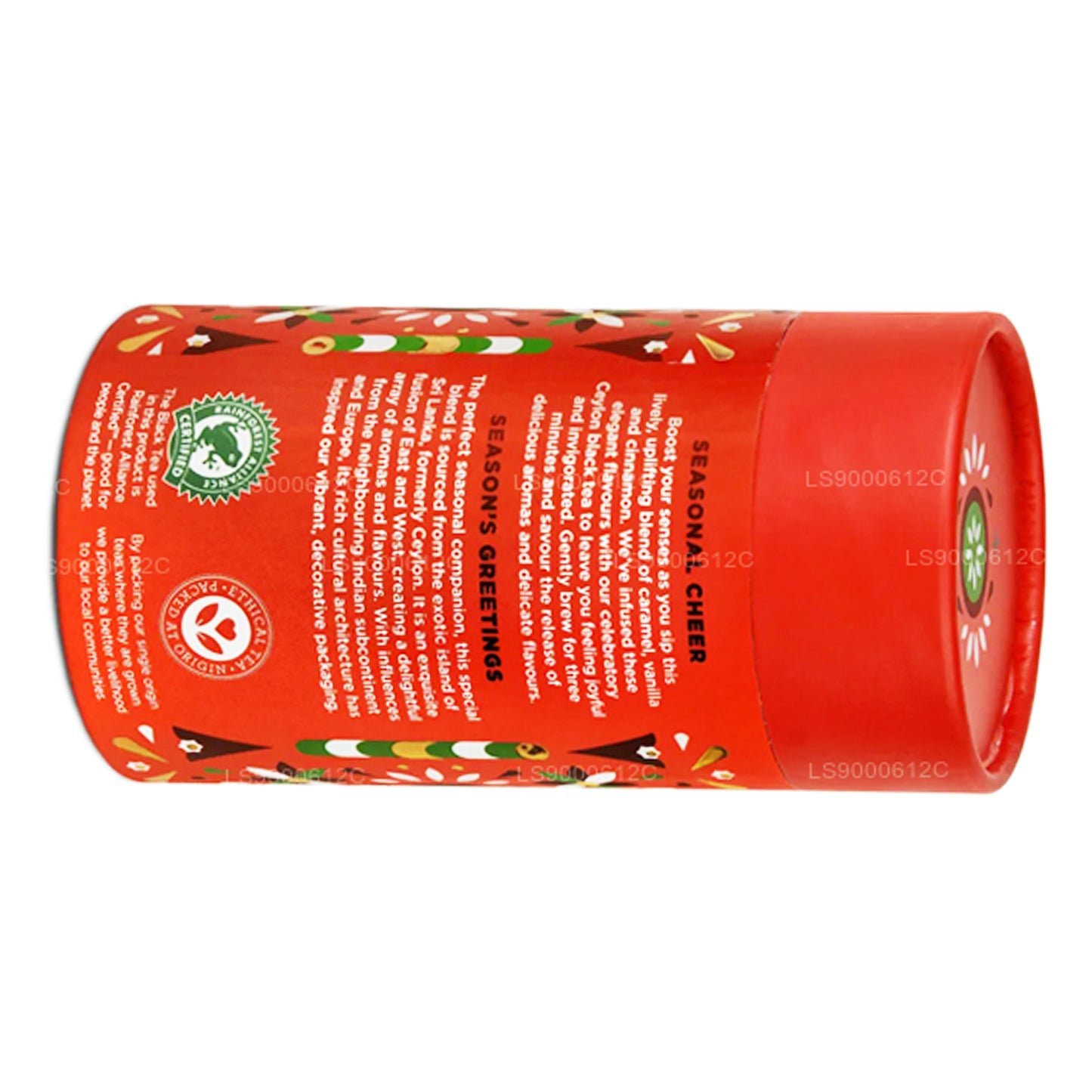 Jaf Tea Seasonal Cheer - Thé noir parfumé au caramel, à la vanille et à la cannelle (50g)