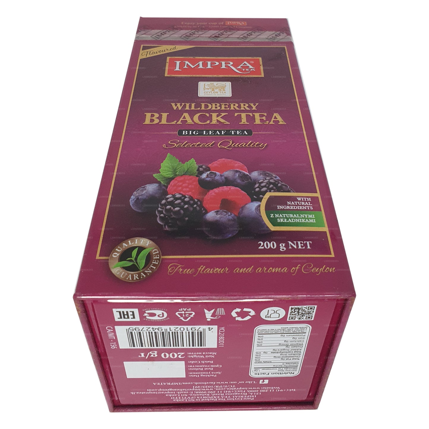 Boîte en métal Impra Wildberry Big Leaf (200 g)