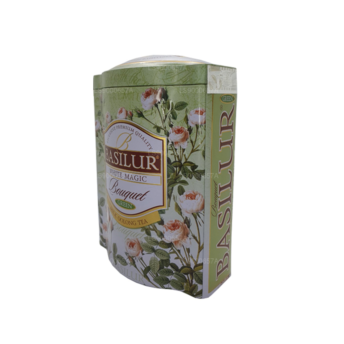 Boîte verte au bouquet magique Basilur White (100 g)