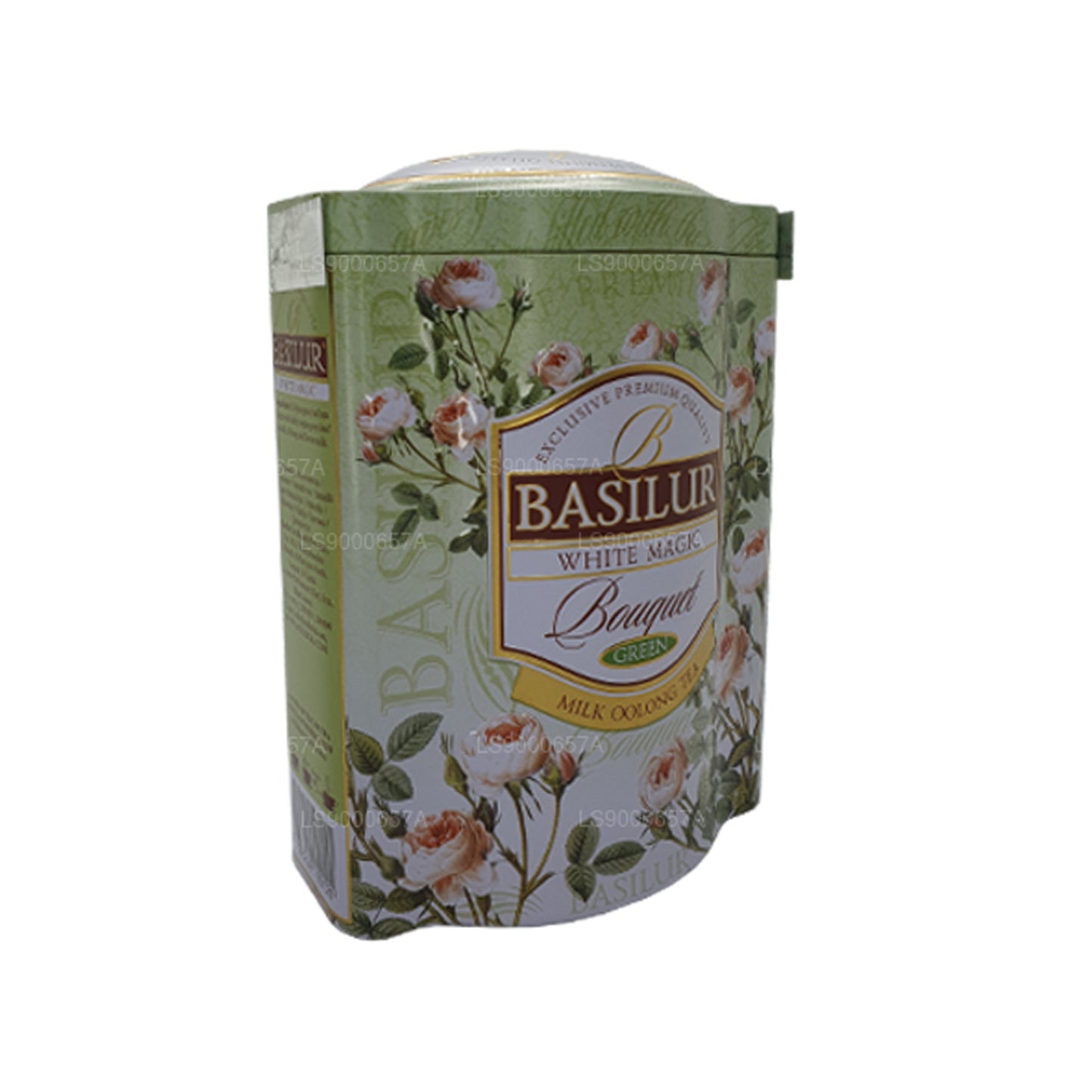 Boîte verte au bouquet magique Basilur White (100 g)
