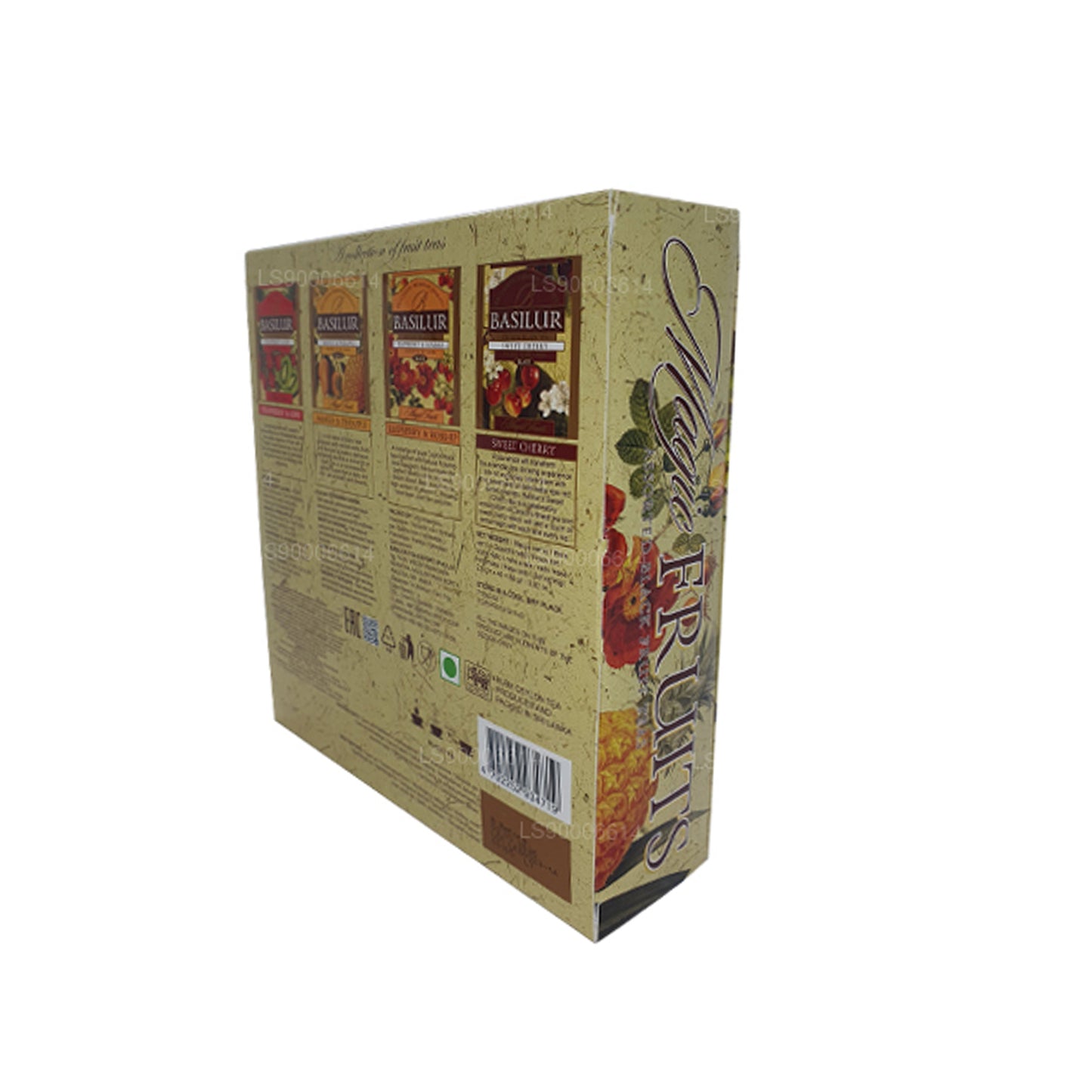 Sachet de thé Basilur Magic Fruits « Fruits magiques assortis - 40 enveloppes » (80 g)