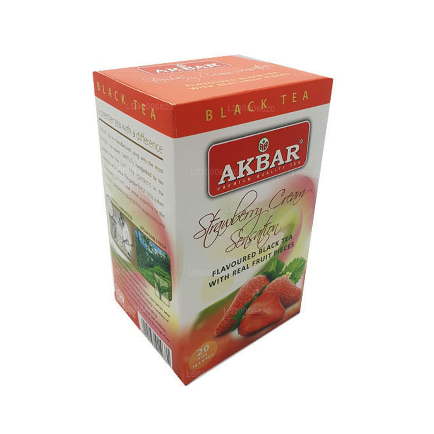 Akbar Strawberry Cream Sensation (40g) 20 sachets de thé