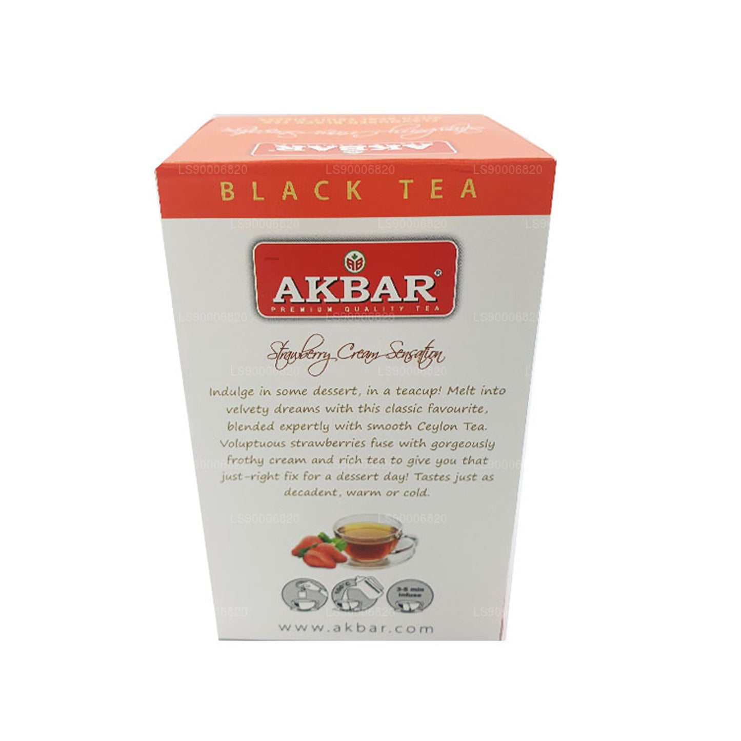 Akbar Strawberry Cream Sensation (40g) 20 sachets de thé