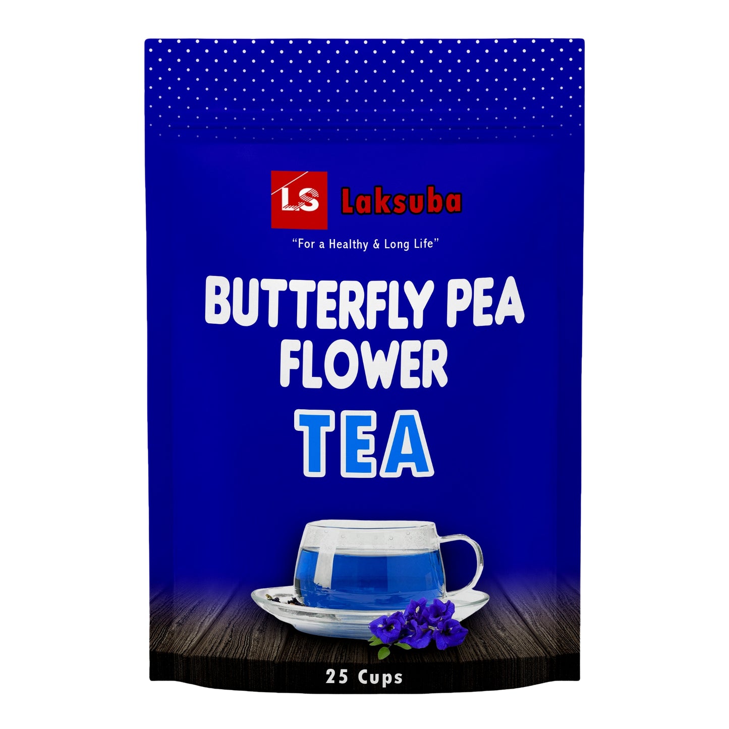 Tisane de fleurs de pois papillon de Ceylan Laksuba (16,25 g) - 25 sachets