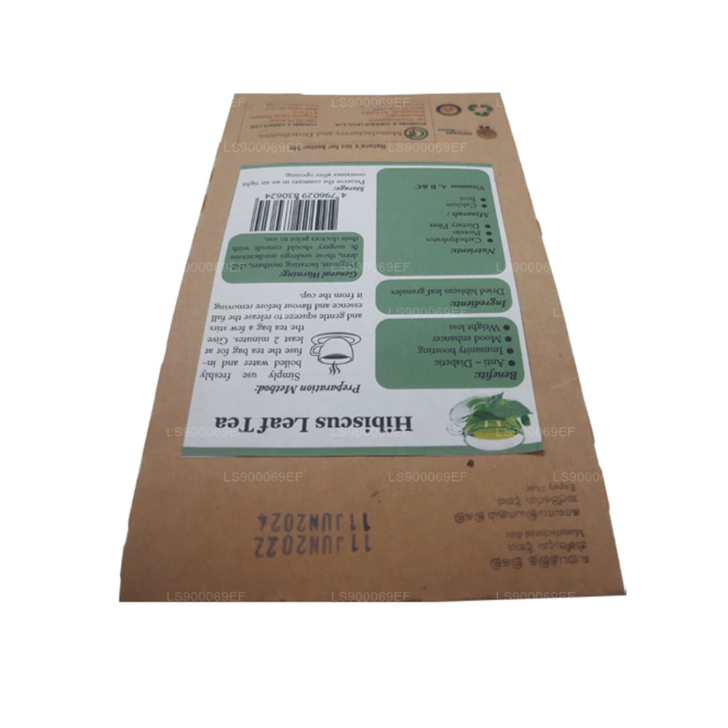 Lifetone Hibiscus Leaf Tea (30g)