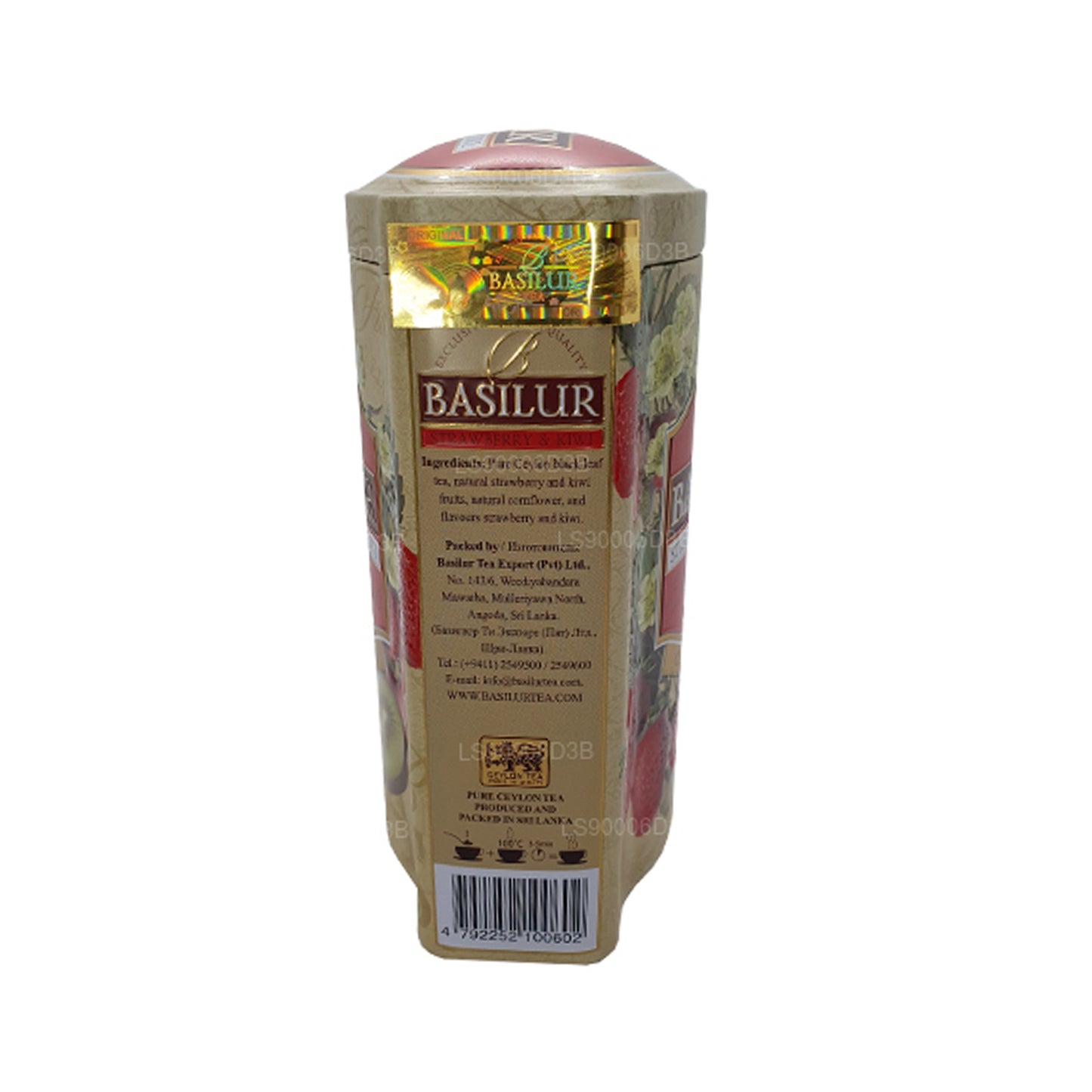 Boîte à fruits magiques Basilur à la fraise et au kiwi (100 g)