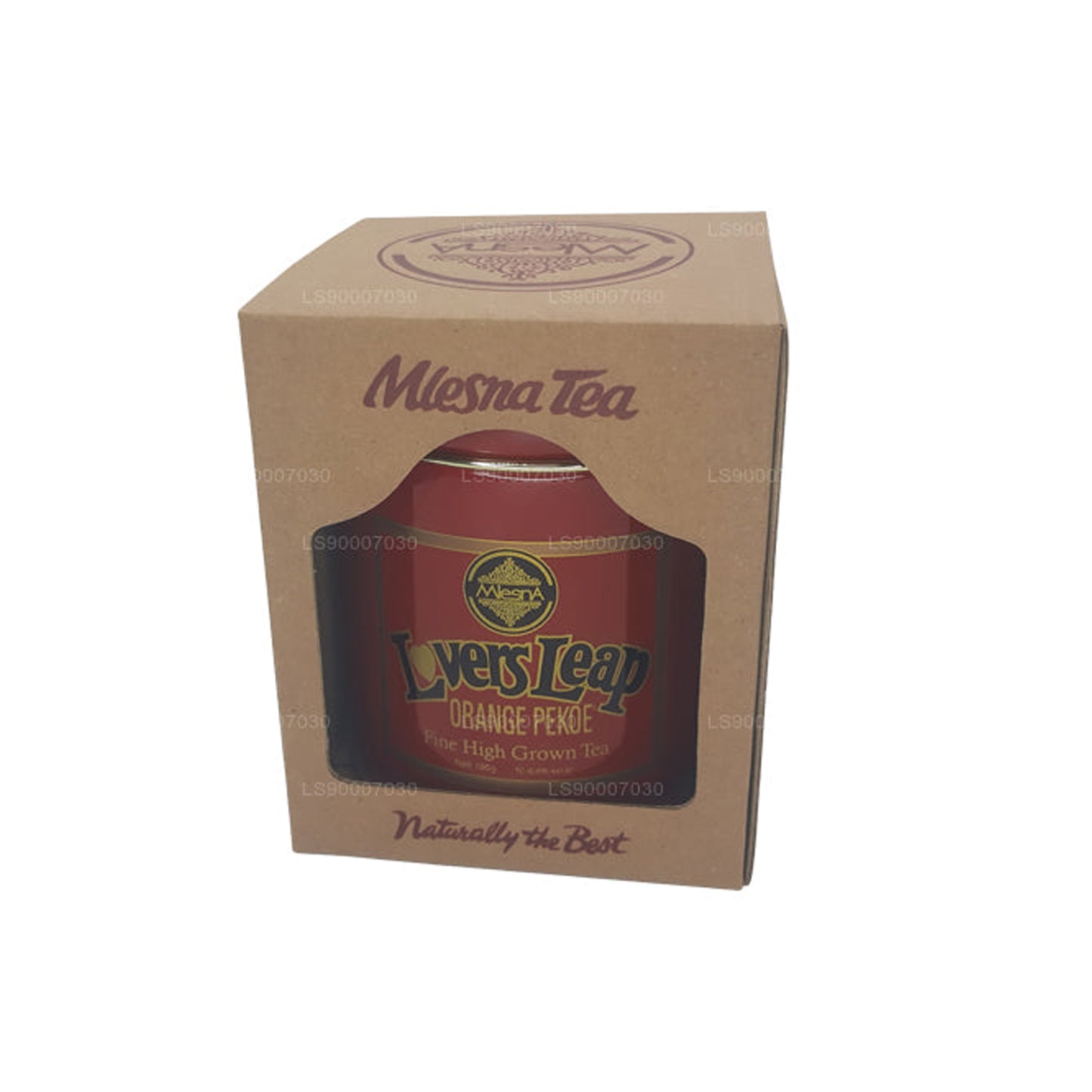 Melena Tea Lover's Leap Orange Pekoe dans une boîte en métal (100 g)