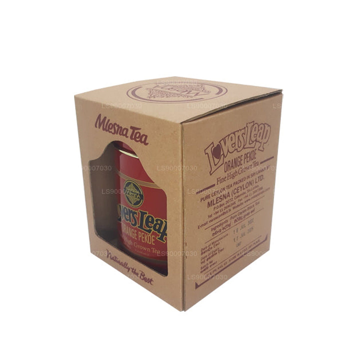 Melena Tea Lover's Leap Orange Pekoe dans une boîte en métal (100 g)