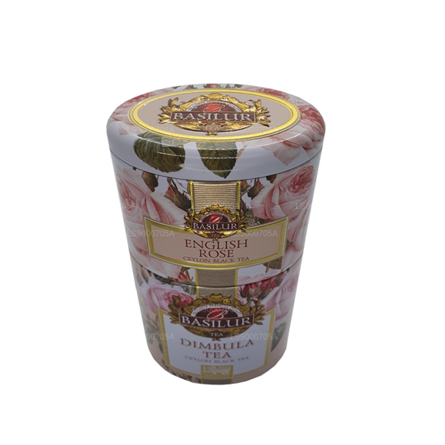Boîte Dimbula « Rose anglaise » aux fruits et fleurs de basilic (100g)