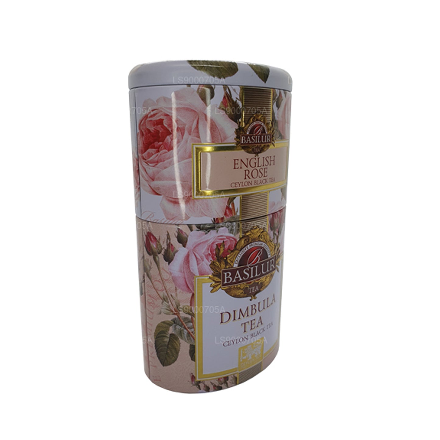 Boîte Dimbula « Rose anglaise » aux fruits et fleurs de basilic (100g)