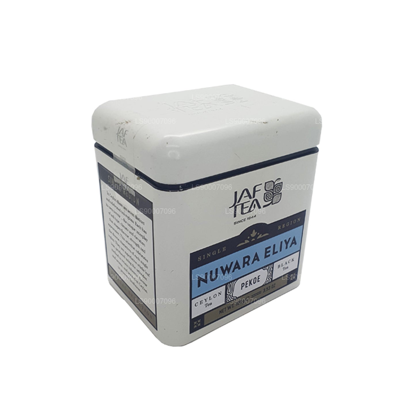 Boîte à thé Jaf Single Region Collection Nuwara Eliya PEKOE (100 g)