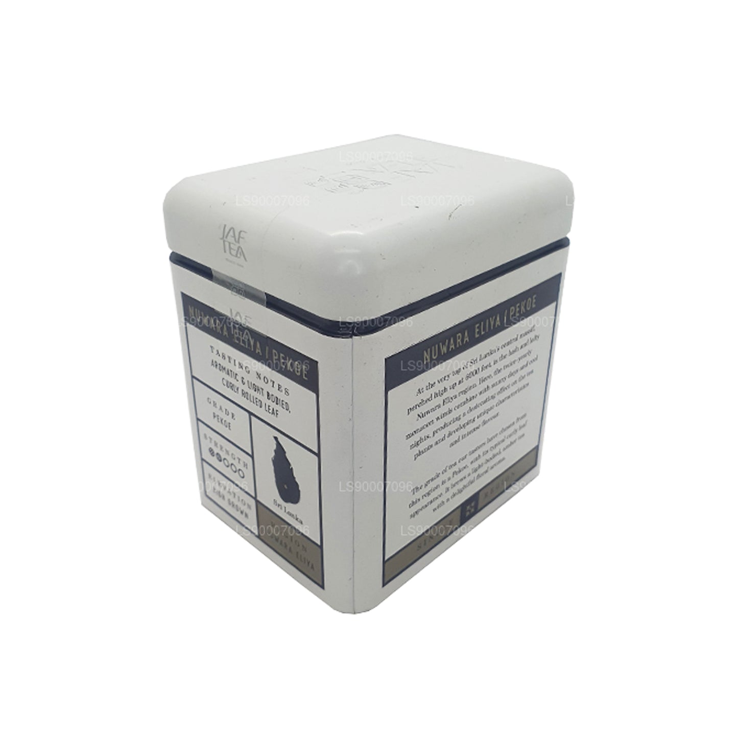 Boîte à thé Jaf Single Region Collection Nuwara Eliya PEKOE (100 g)