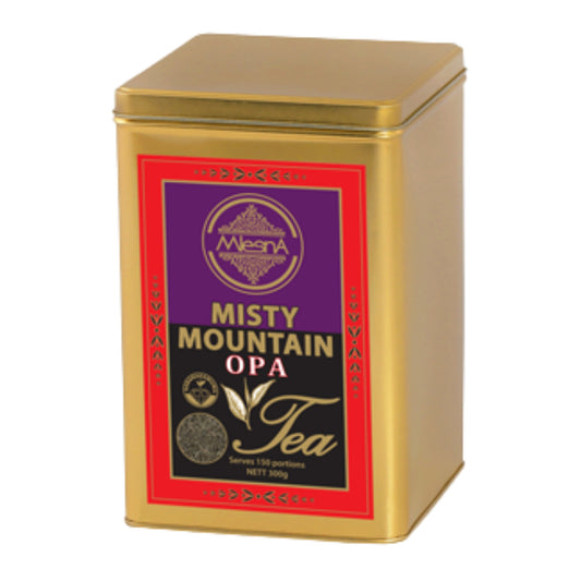 Thé Mlesna Misty Mountain (O.P A) en boîte métallique (300 g)