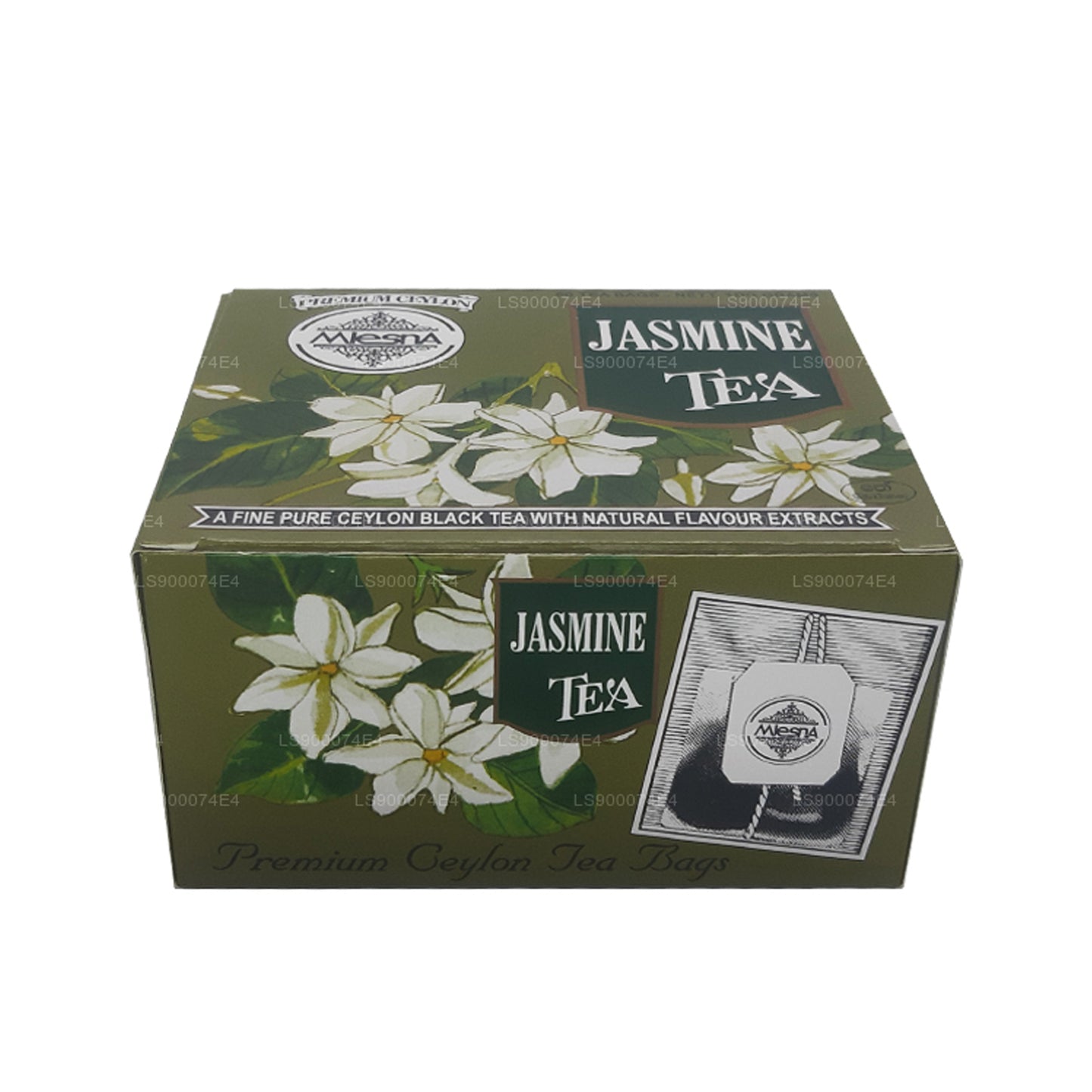 Thé noir au jasmin Mlesna (100g) 50 sachets