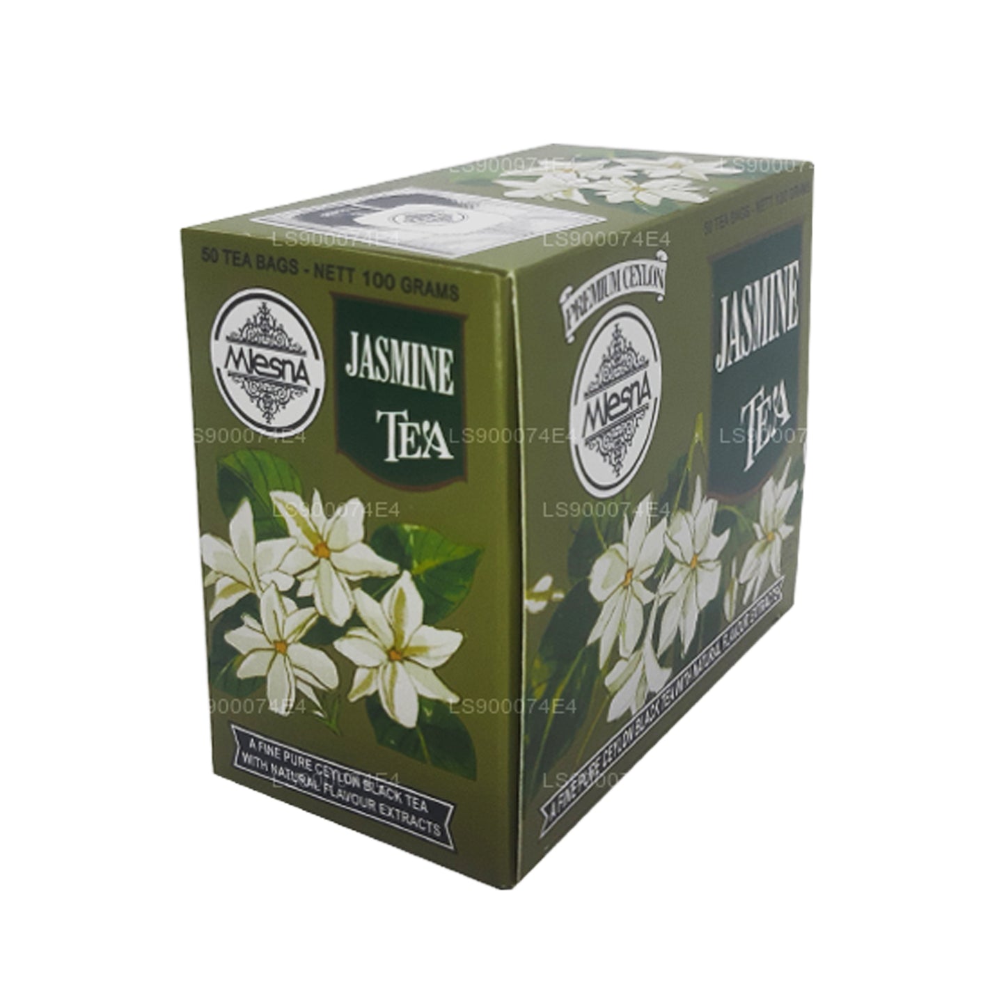 Thé noir au jasmin Mlesna (100g) 50 sachets