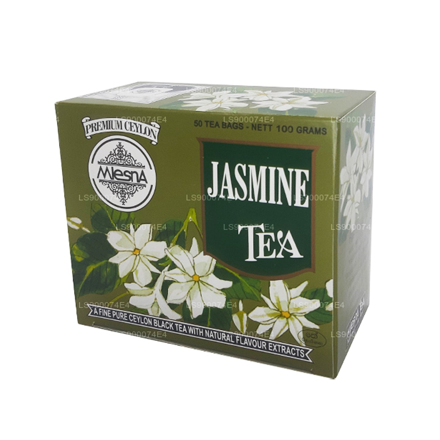 Thé noir au jasmin Mlesna (100g) 50 sachets