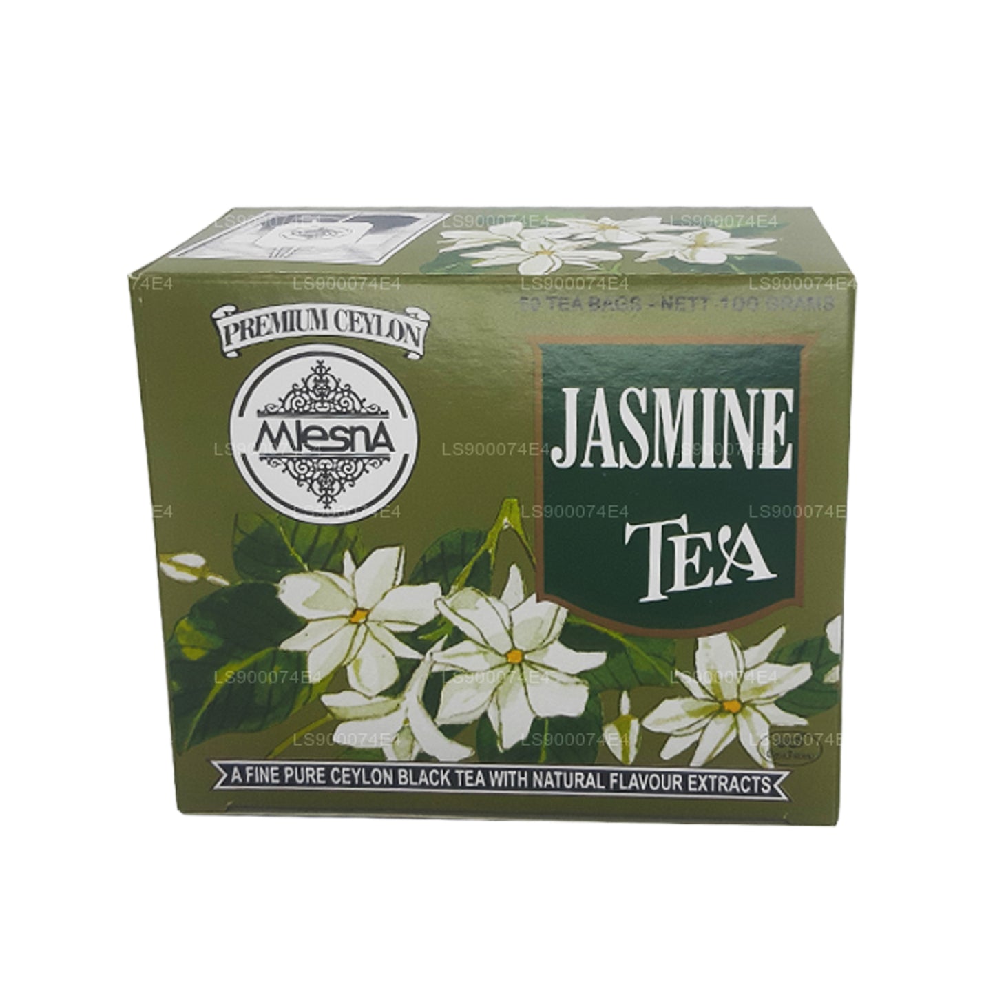 Thé noir au jasmin Mlesna (100g) 50 sachets