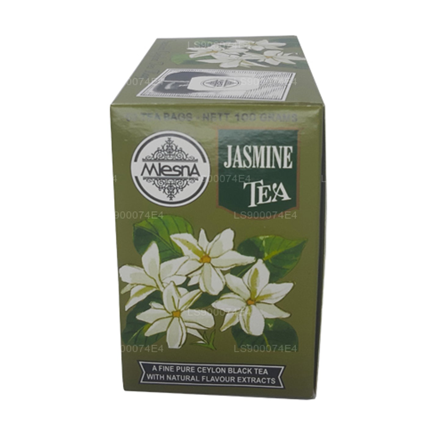 Thé noir au jasmin Mlesna (100g) 50 sachets