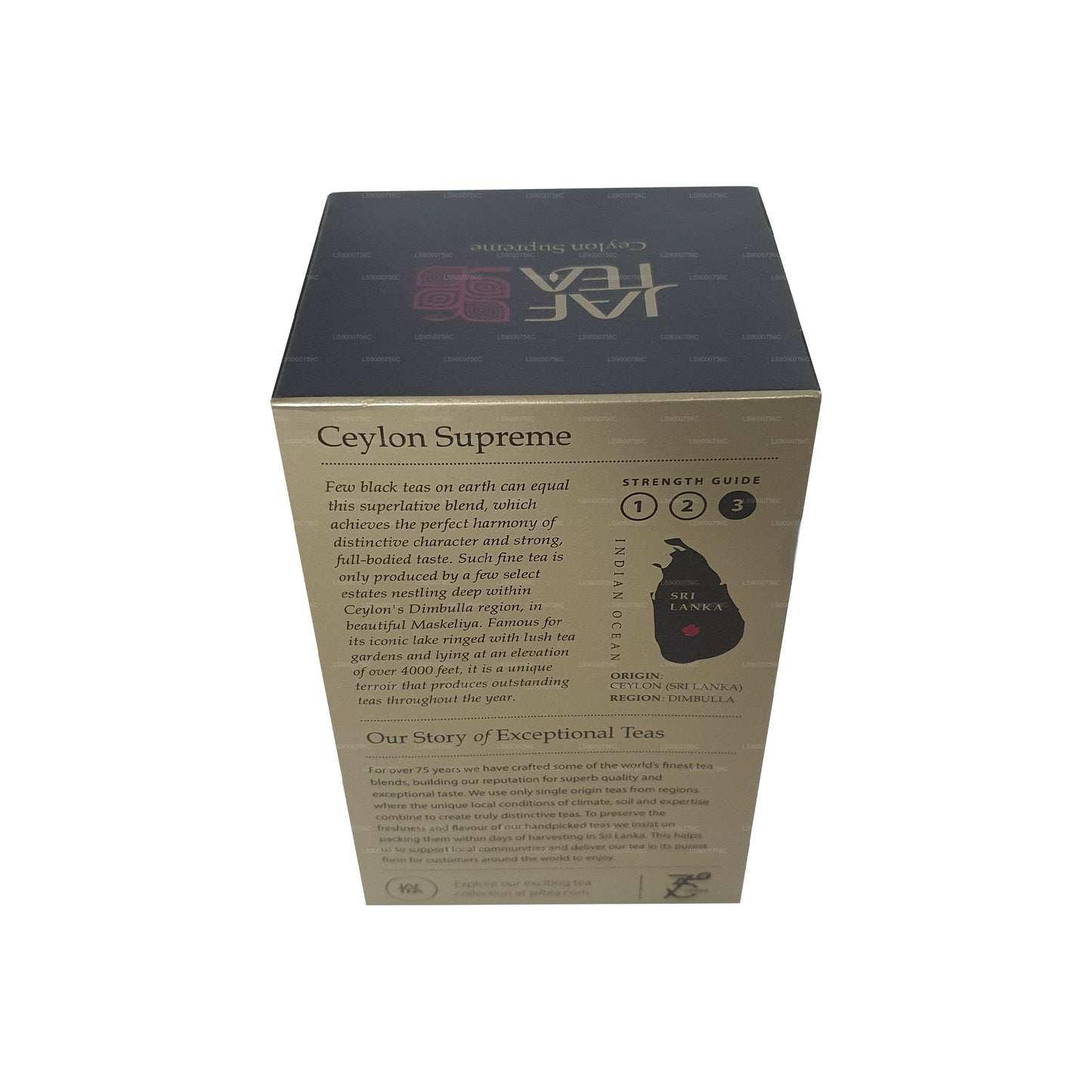 Sachet de thé Jaf Tea Classic Gold Collection Ceylon Supreme Foil Envelop (40 g)