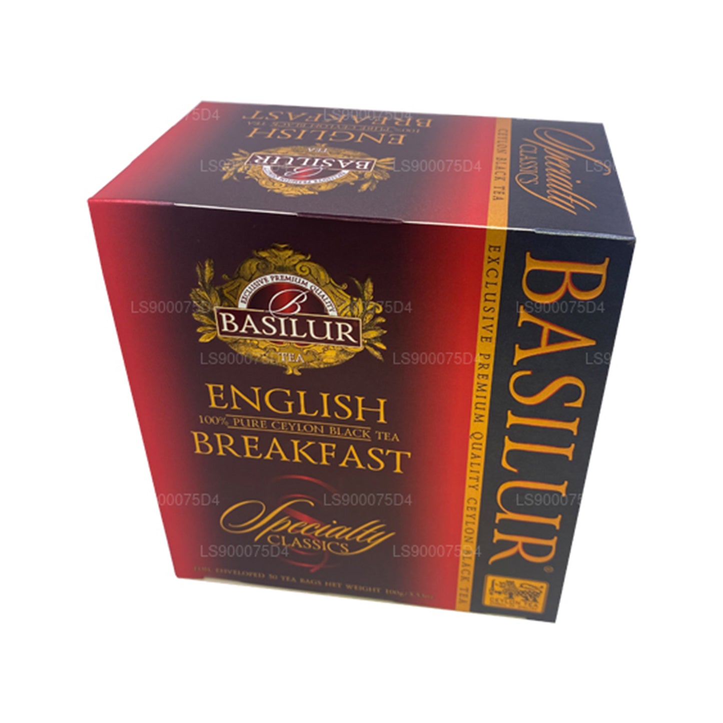 Thé noir de Ceylan pur Basilur English Breakfast (200 g) 100 sachets