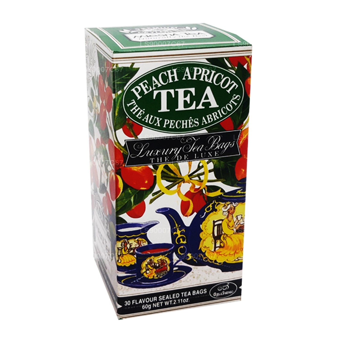 Sachets de thé de luxe Mlesna Peach Apricot (60 g)