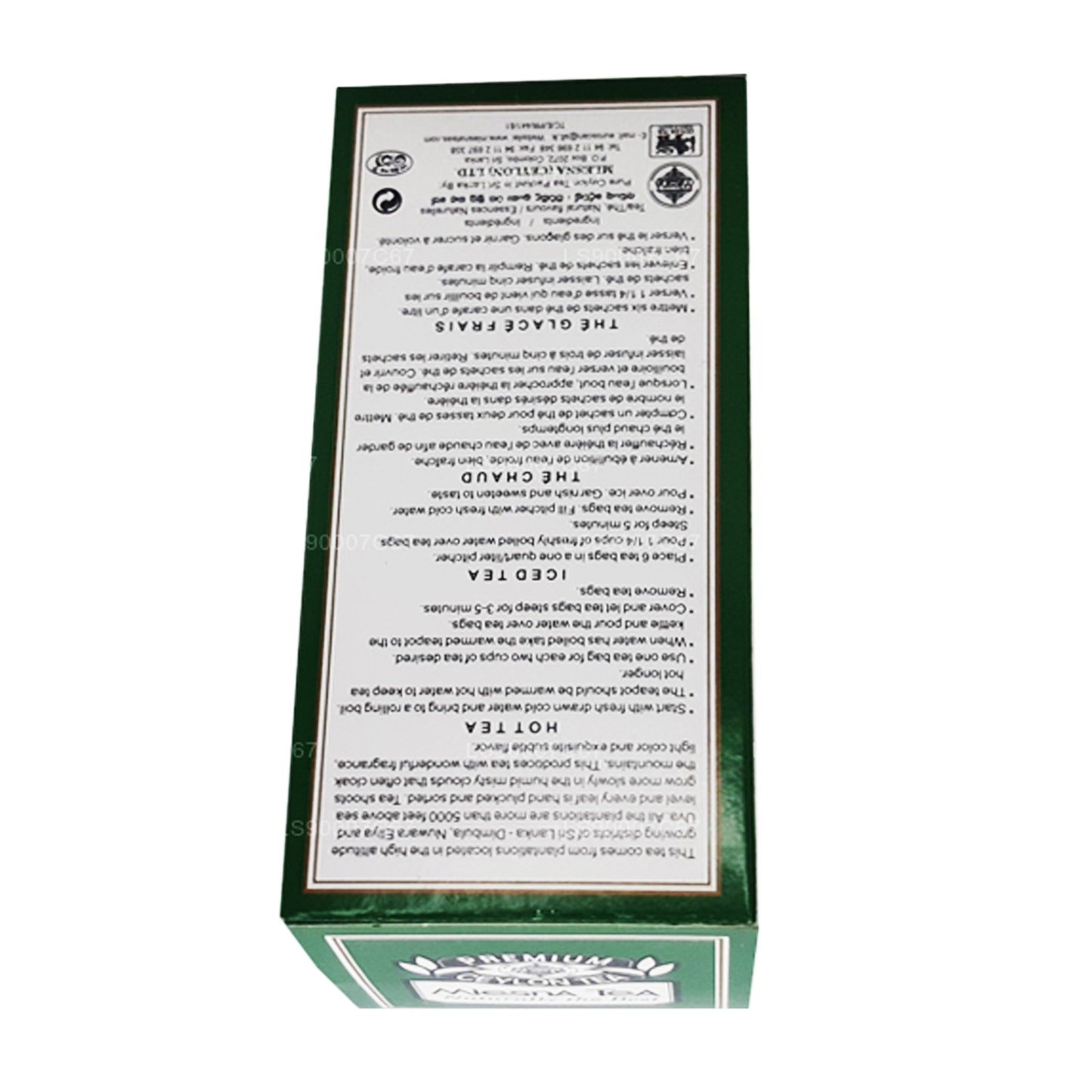 Sachets de thé de luxe Mlesna Peach Apricot (60 g)