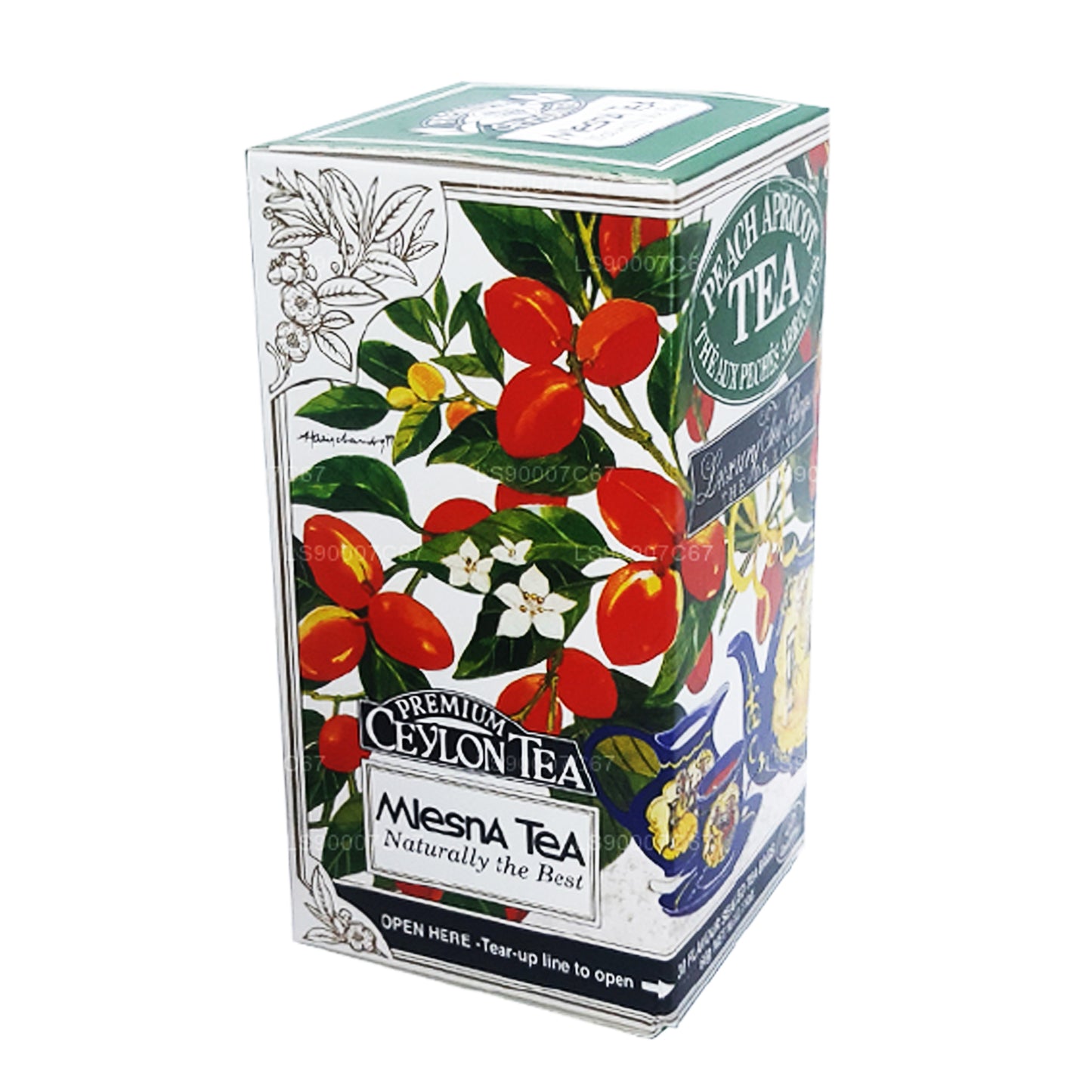 Sachets de thé de luxe Mlesna Peach Apricot (60 g)