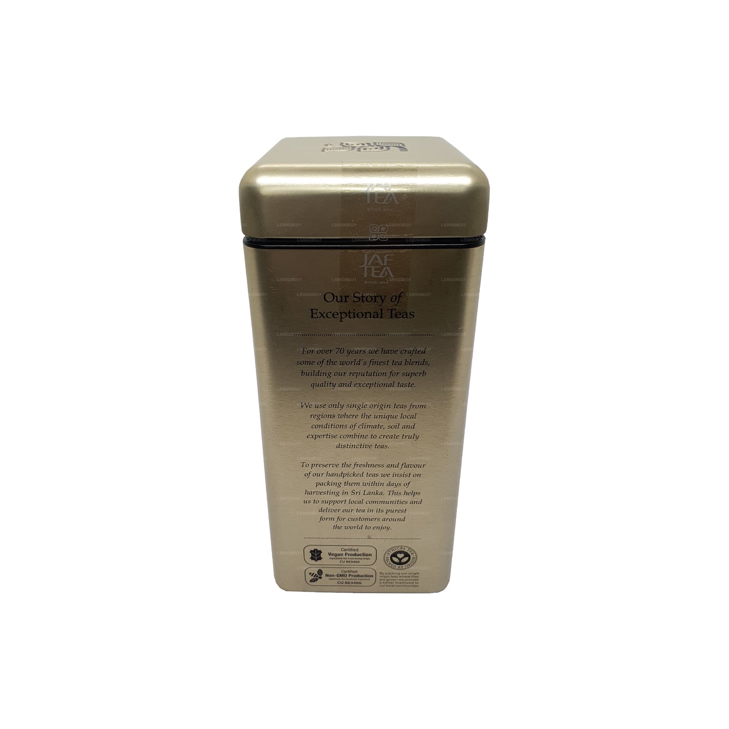 Boîte à thé Jaf Tea Classic Gold Collection Ceylon Earl Grey (175 g)