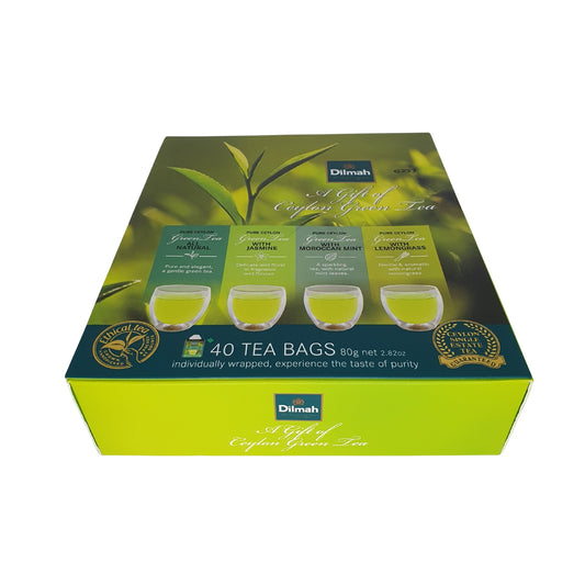 Dilmah A Gift of Ceylan Green Tea (80g) 40 sachets de thé
