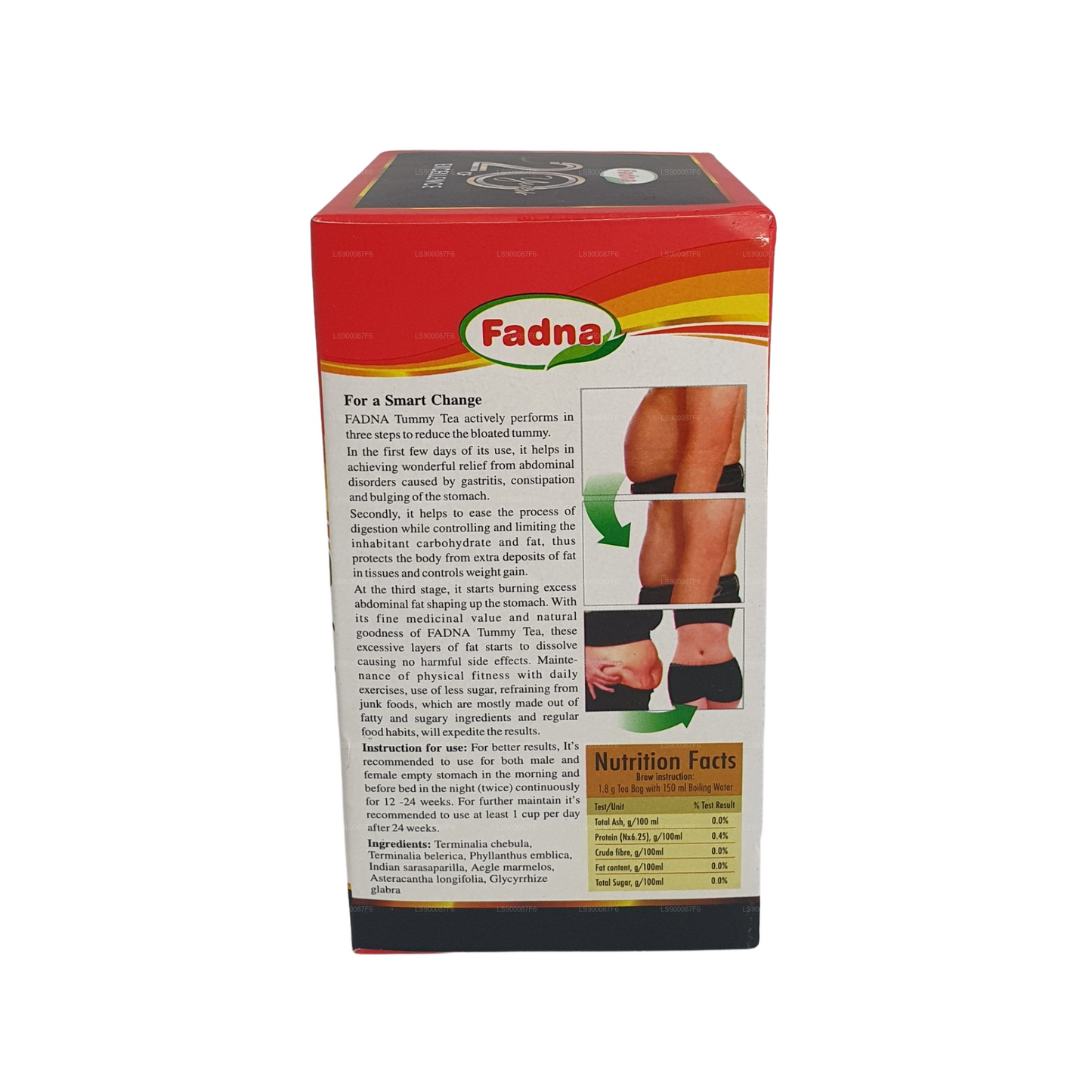 Thé pour le ventre Fadna (40 g) 20 sachets de thé