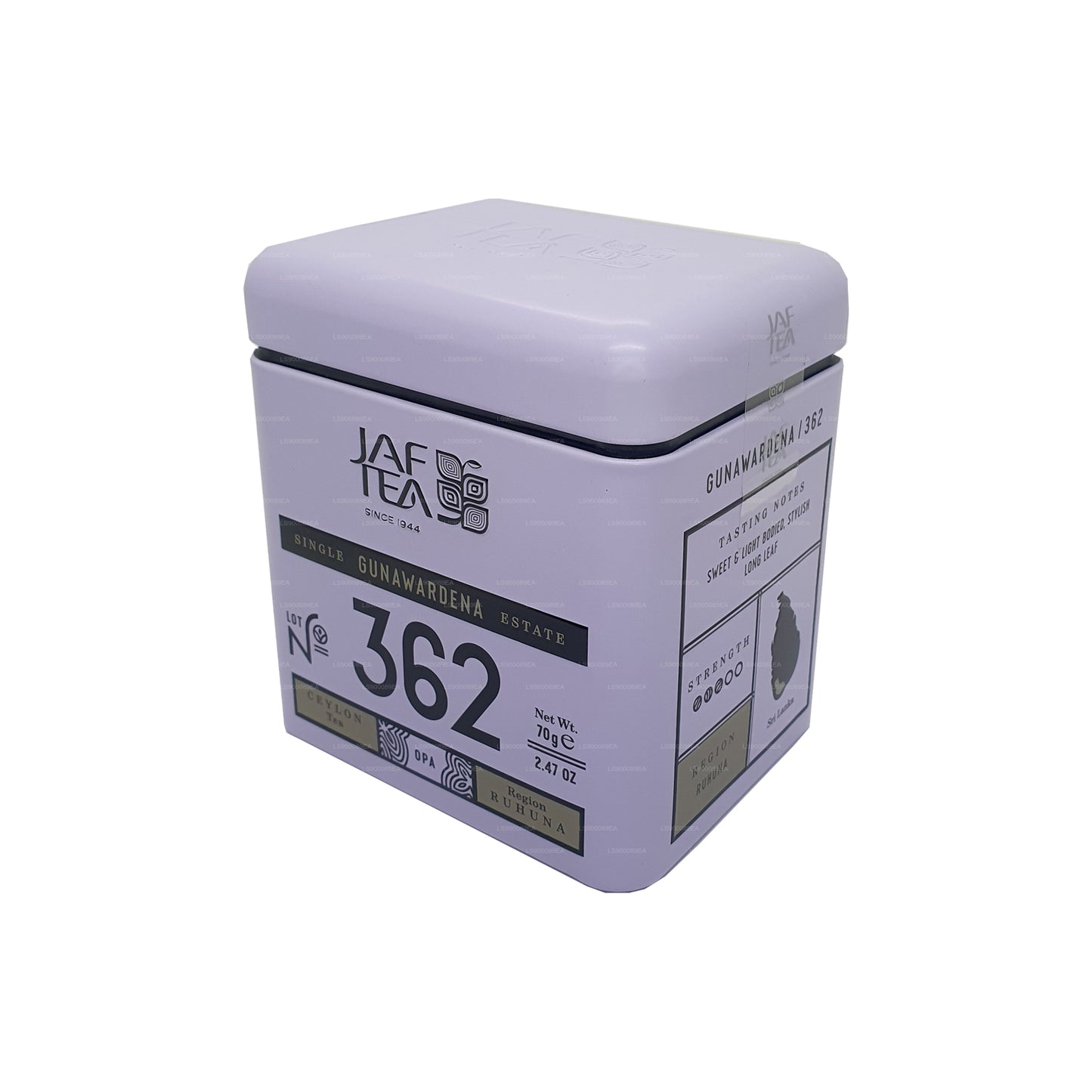 Boîte à thé Jaf Single Estate Collection Gunawardena (70 g)