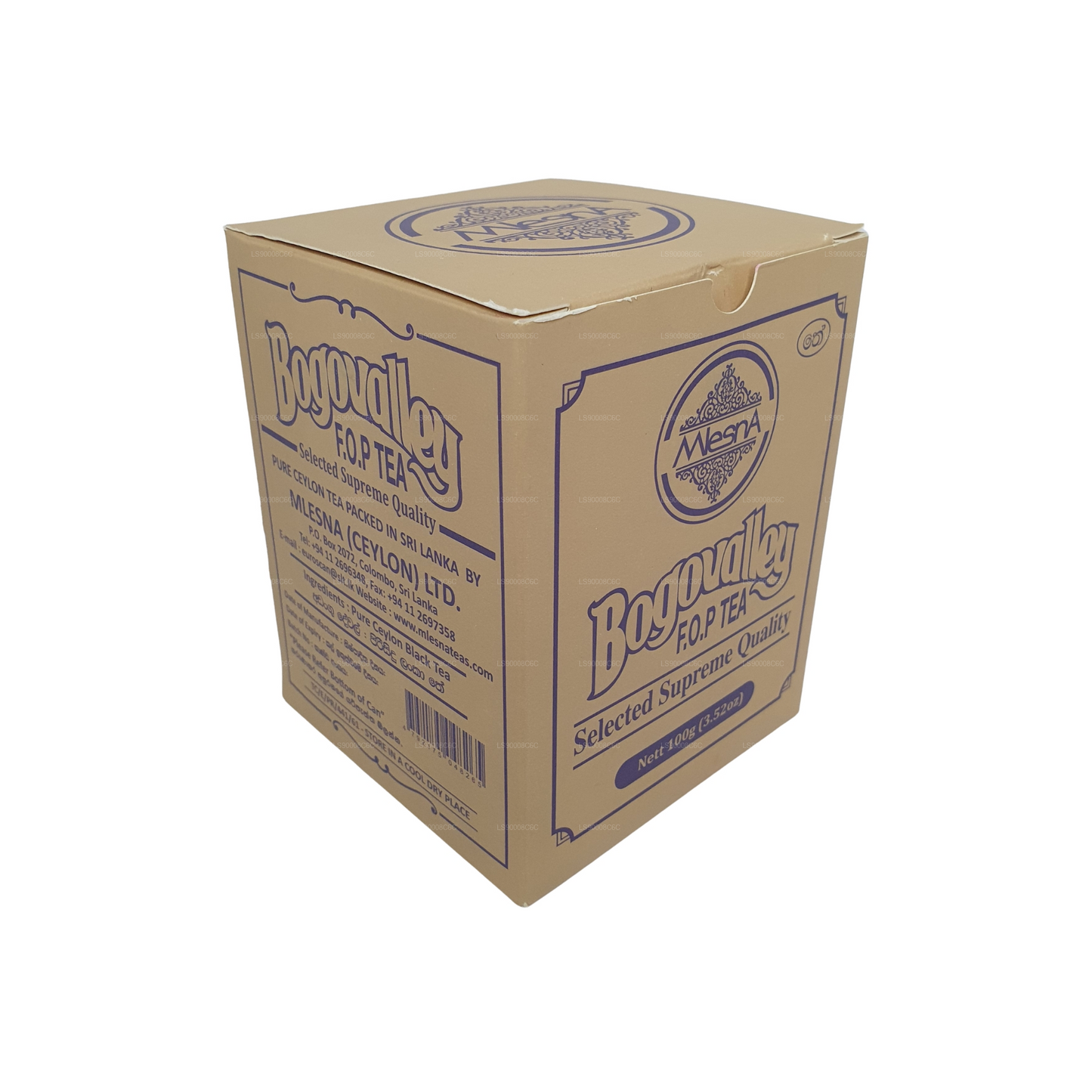 Boîte métallique de thé Mlesna Bogovalley F.O.P (100 g)