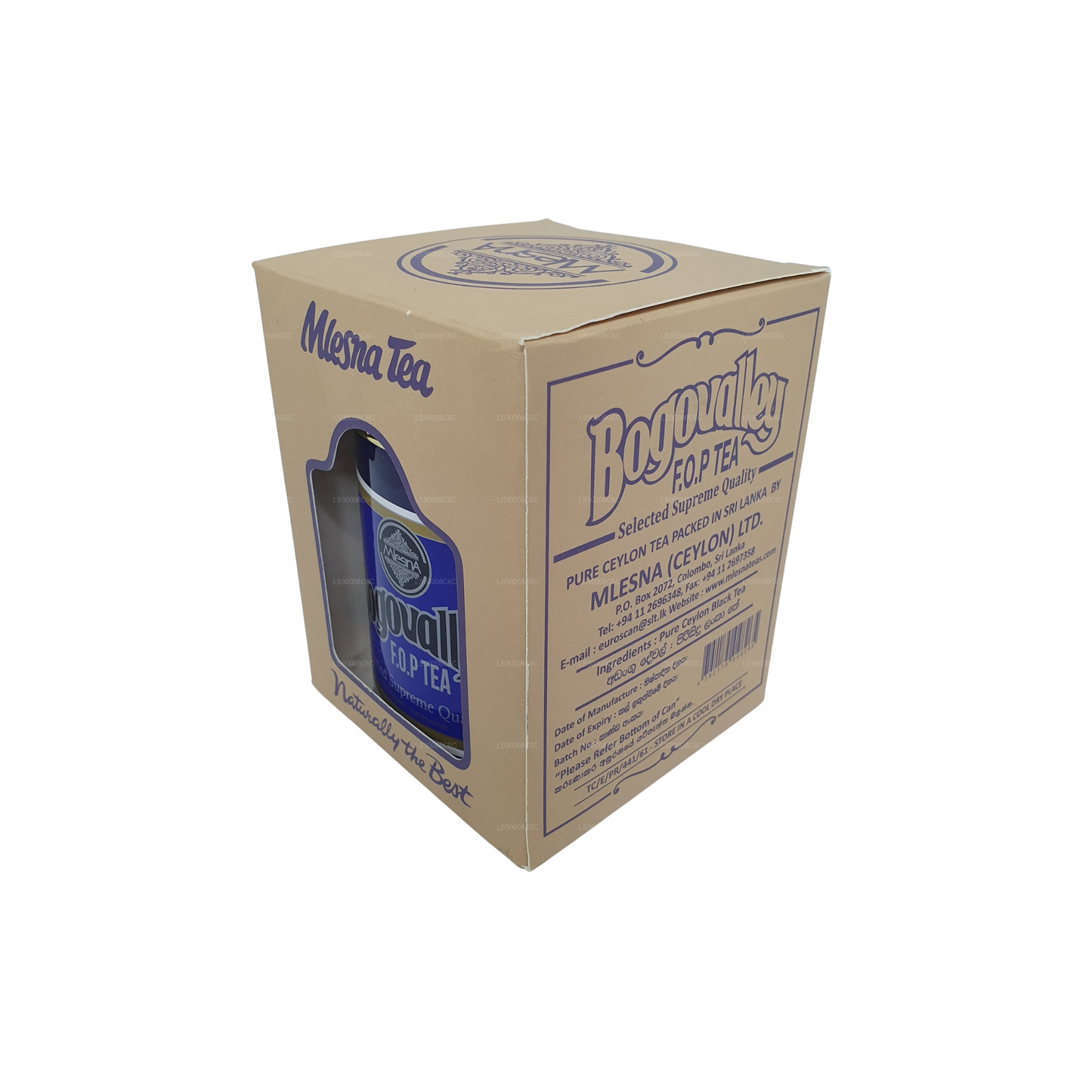 Boîte métallique de thé Mlesna Bogovalley F.O.P (100 g)