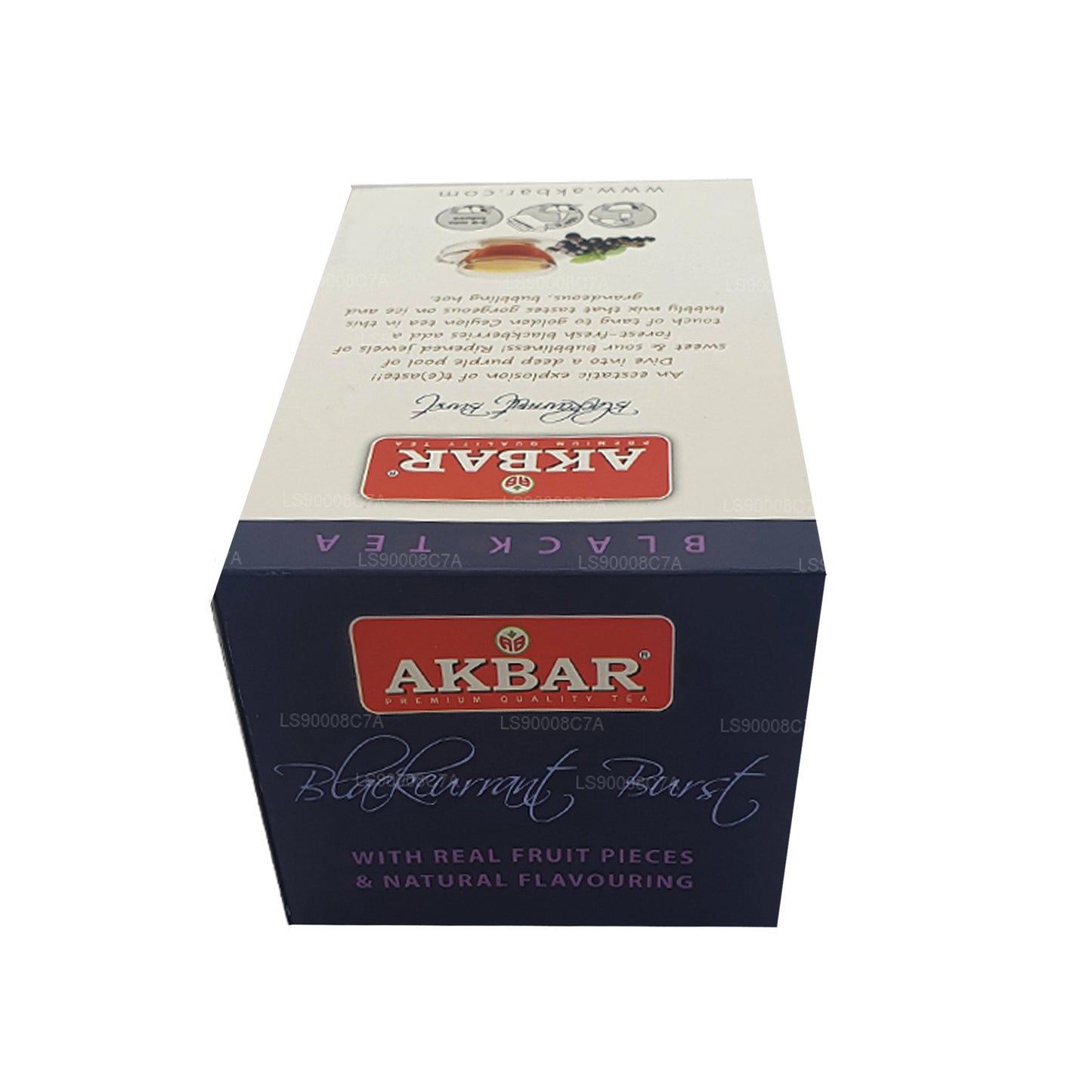 Akbar Blackcurrant Burst (40 g) 20 sachets de thé en aluminium