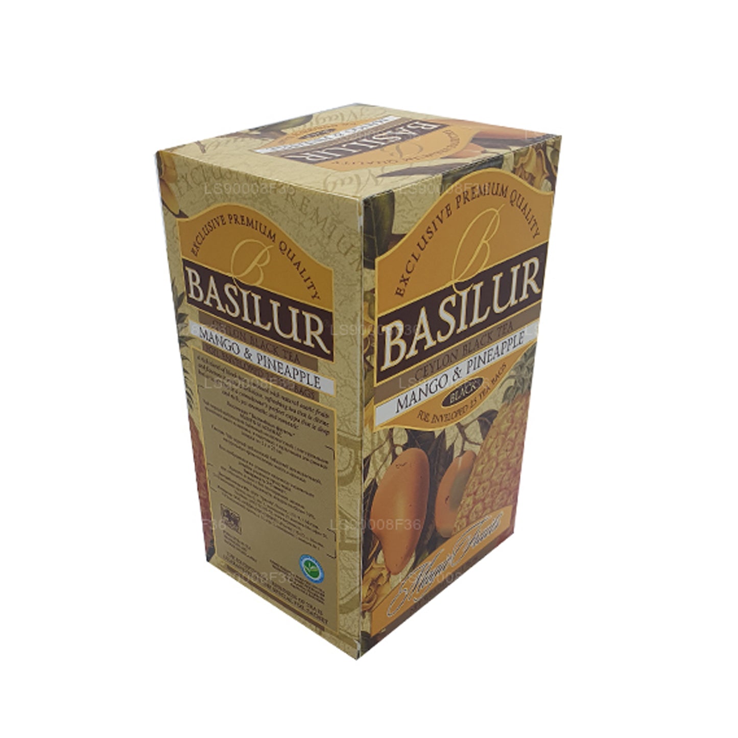 Basilur Magic Fruits à la mangue et à l'ananas (50 g) 25 sachets de thé