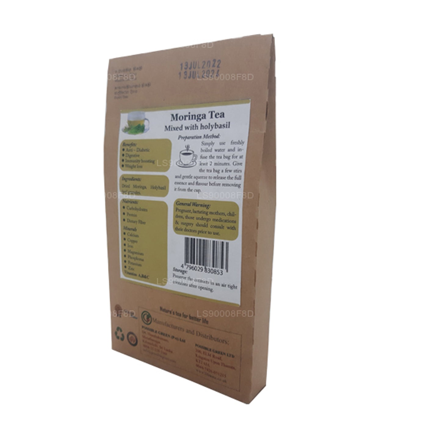 Lifetone Moringa Holy Basil Tea (40g)