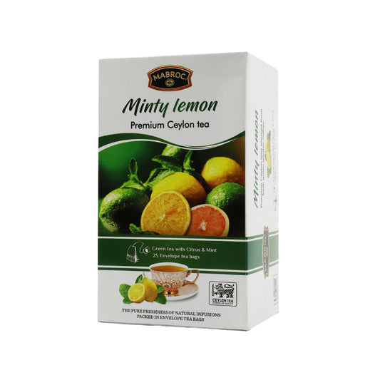 Mabroc Gamme Fruitée Menthe Citron (37.5g) 25 sachets de thé