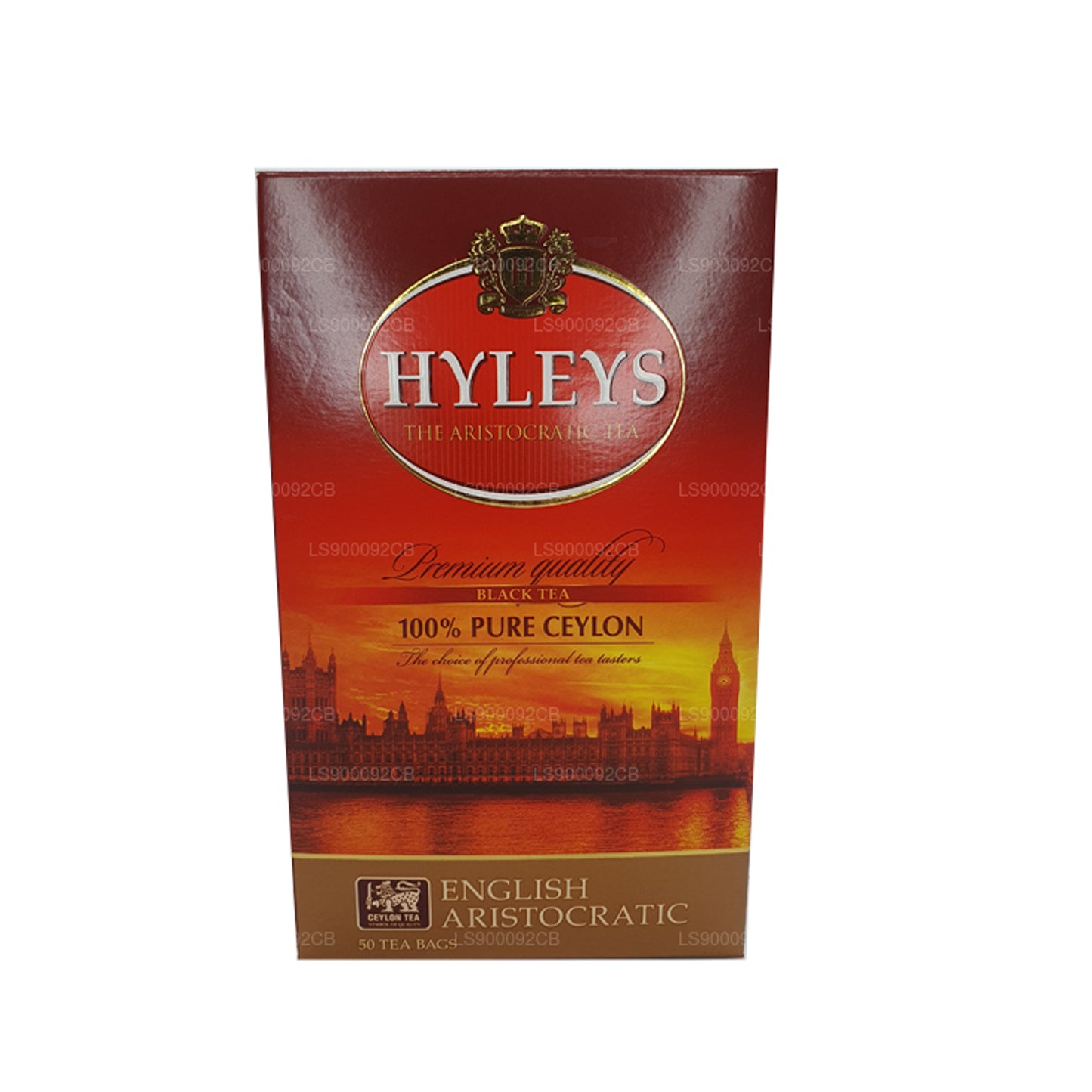 Thé noir de qualité supérieure HYLEYS 50 sachets de thé (100 g)