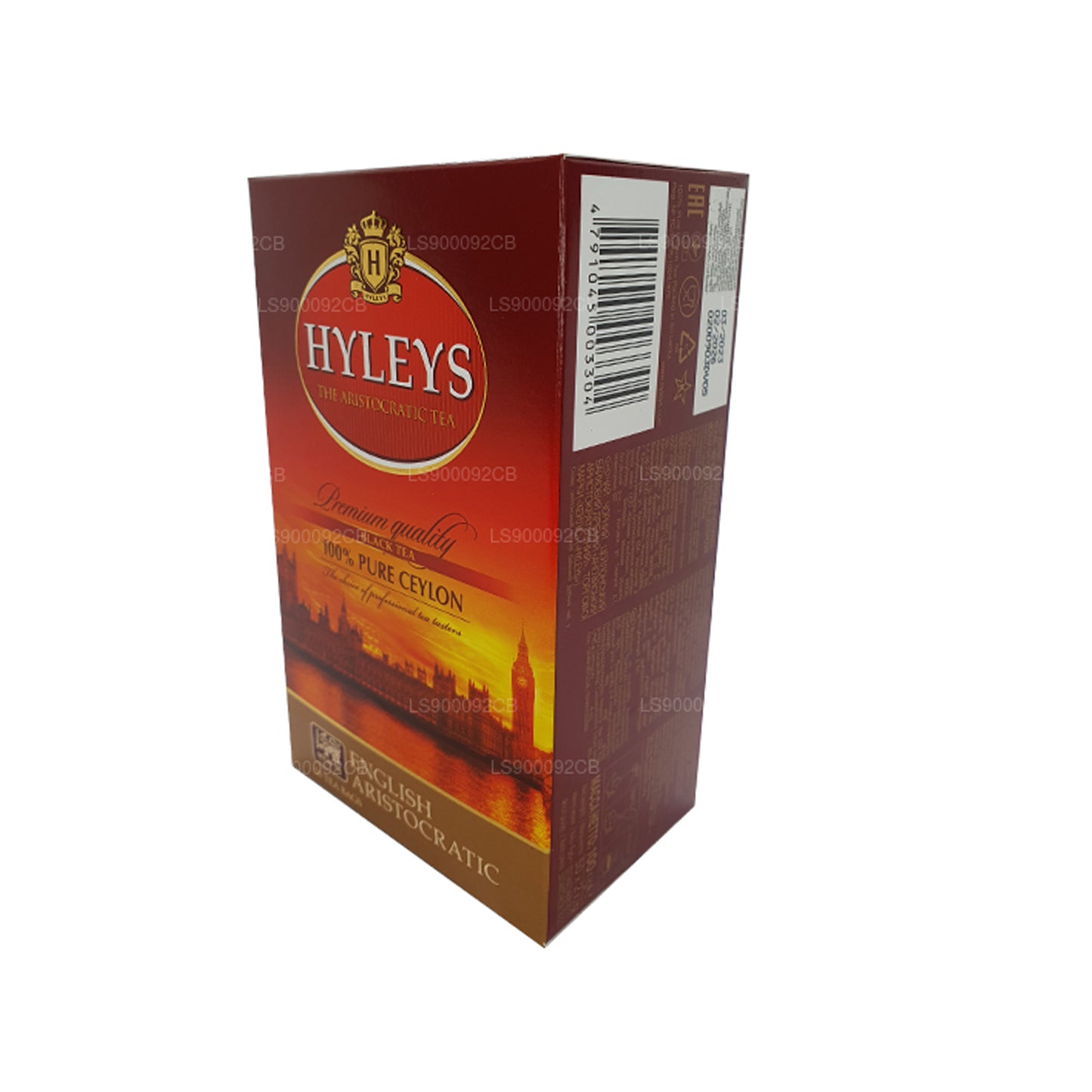 Thé noir de qualité supérieure HYLEYS 50 sachets de thé (100 g)